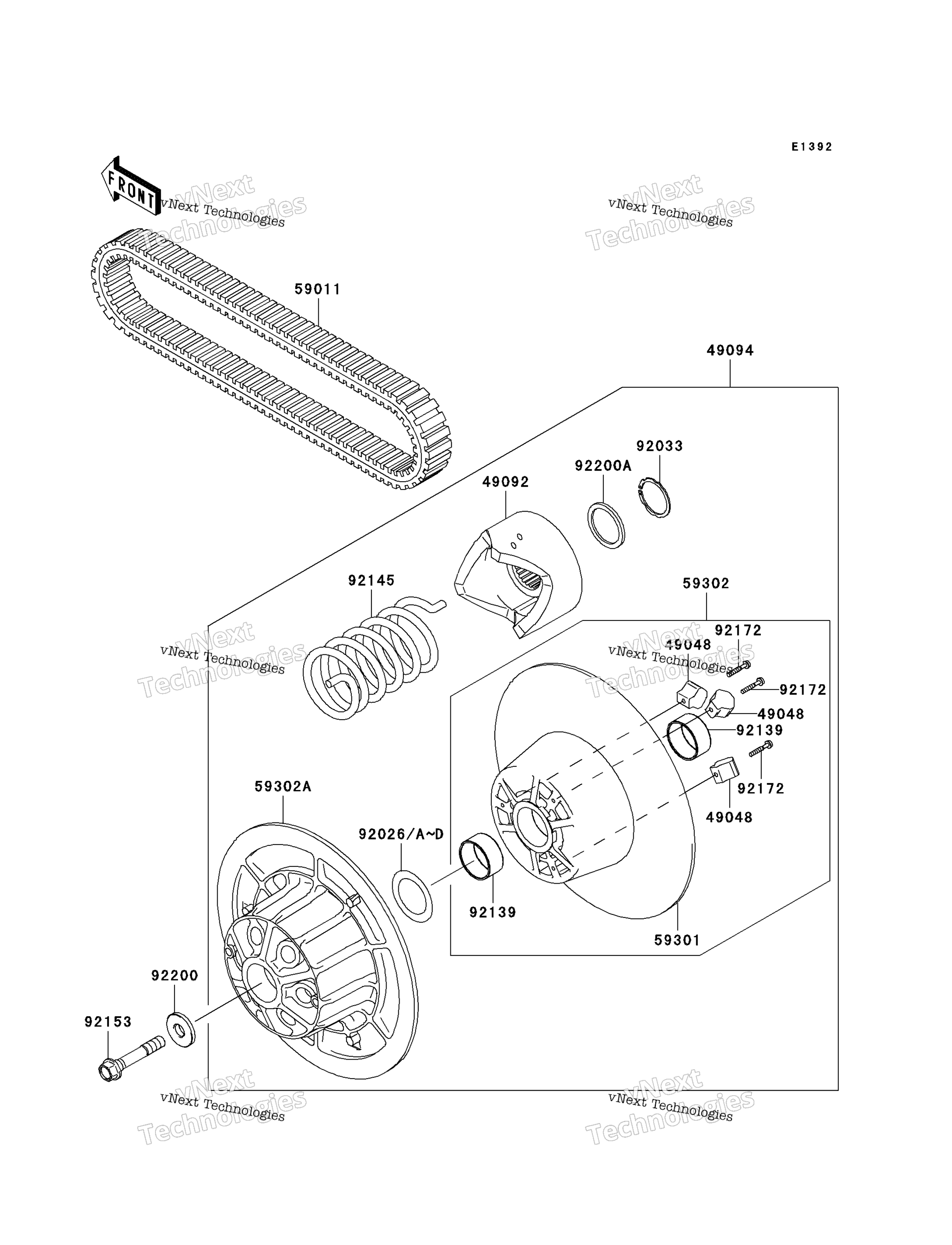 Ведомый Converter/Drive Belt