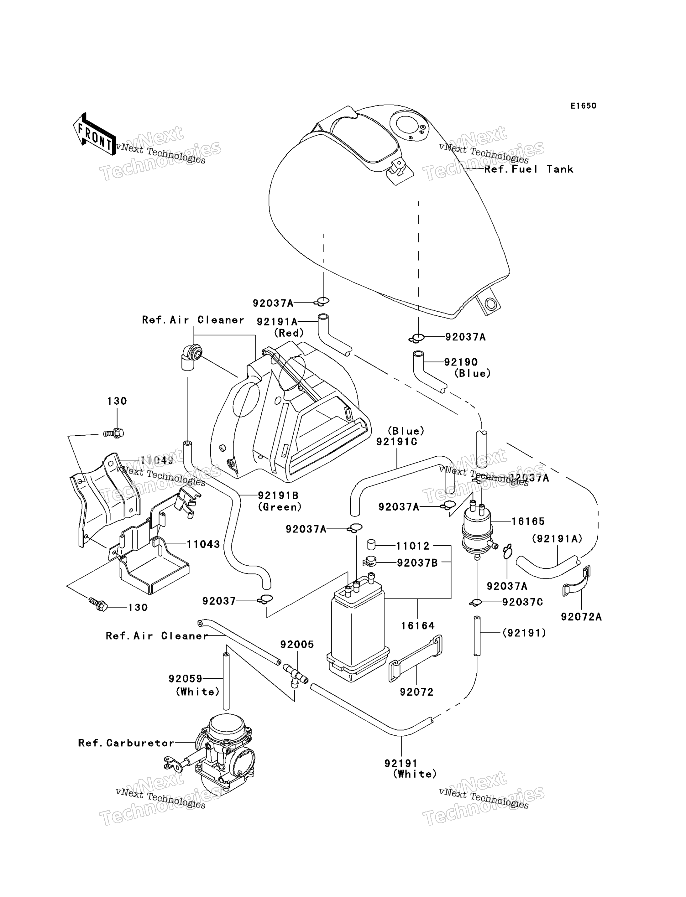 топливный Evaporative System (C6f / C7f)(Ca)