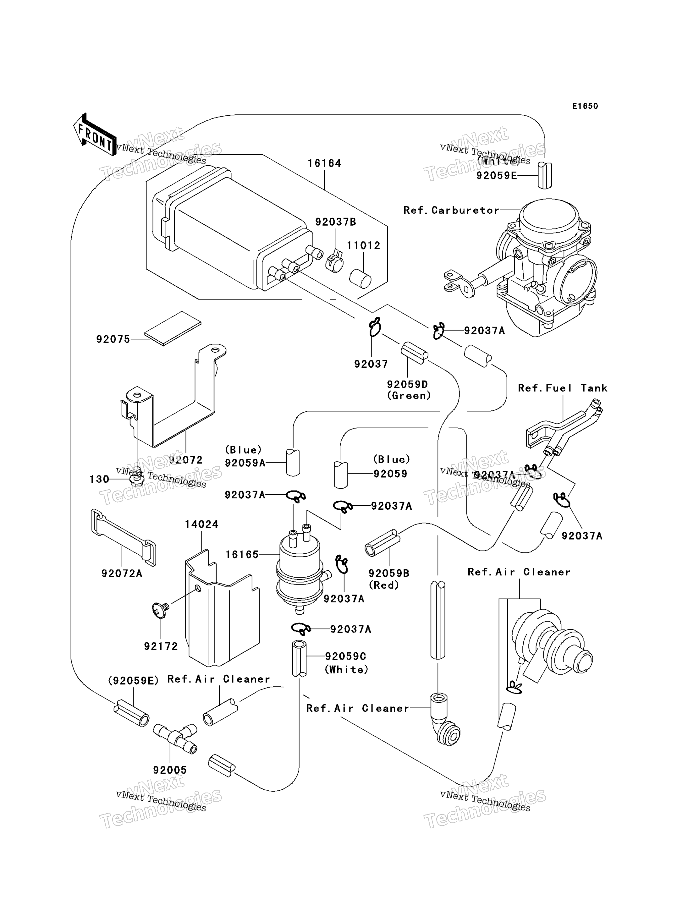 топливный Evaporative System (D6f / D7f)(Ca)