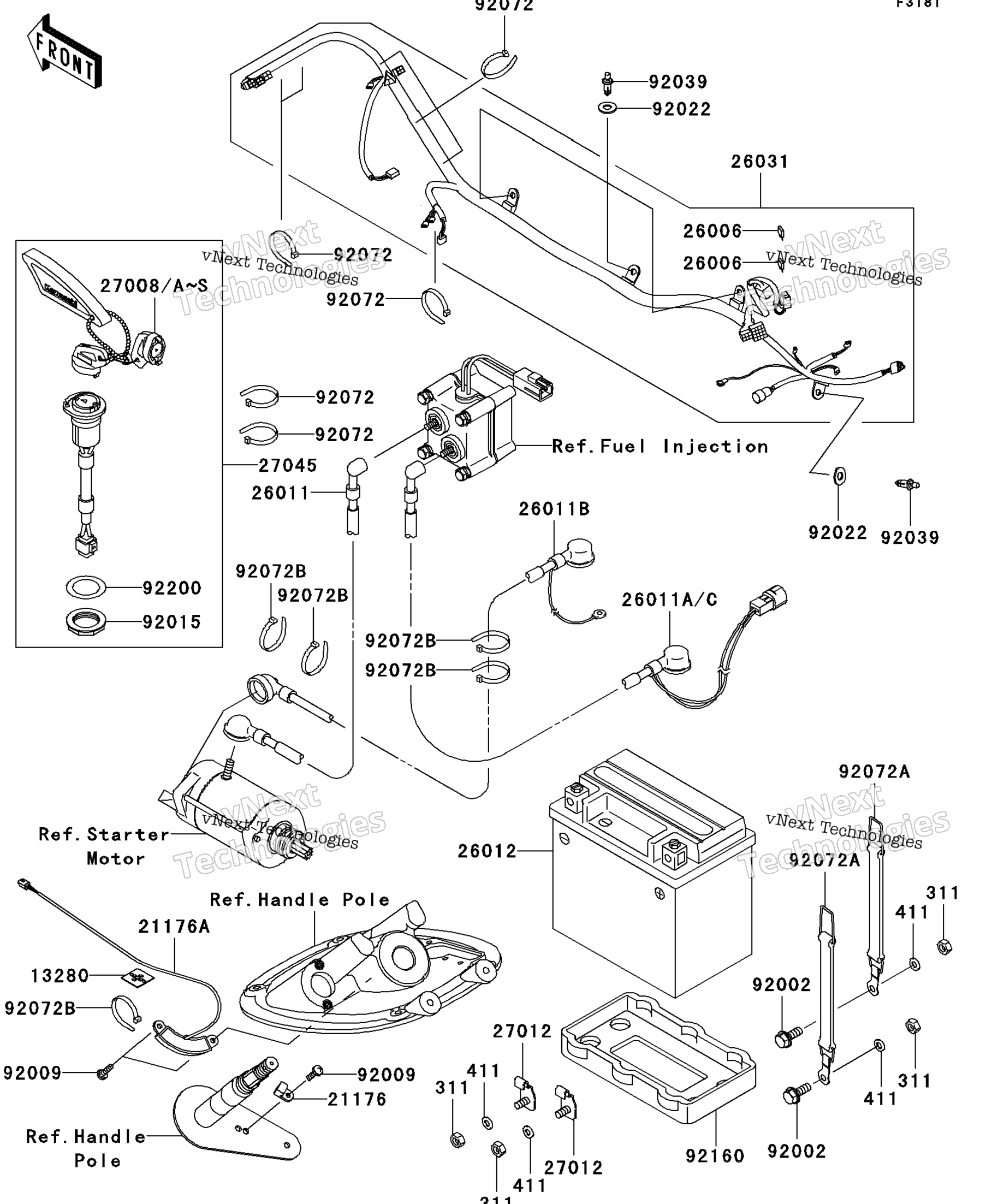 Электрооборудование Equipment(A6f/A7f)