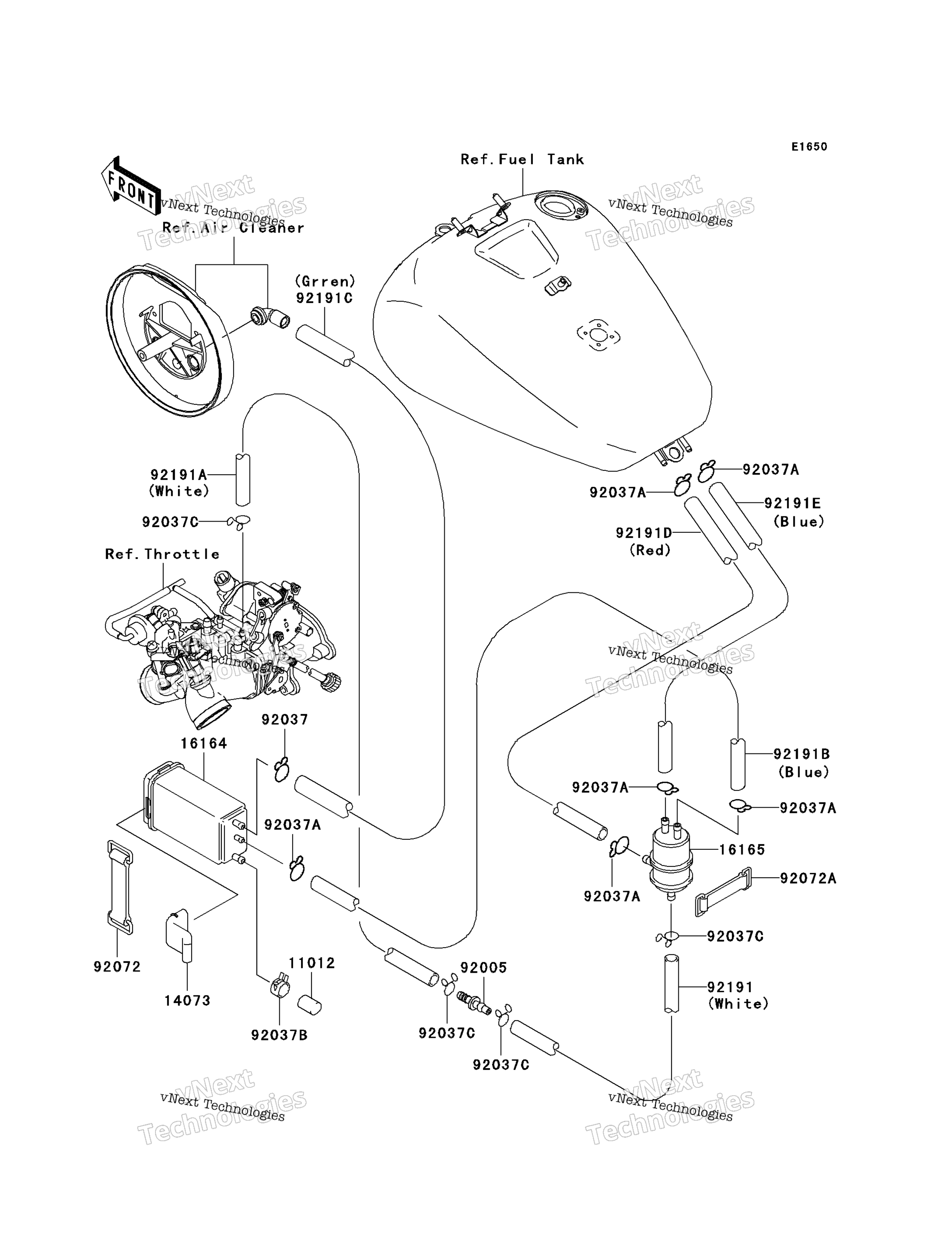 топливный Evaporative System (Ca)