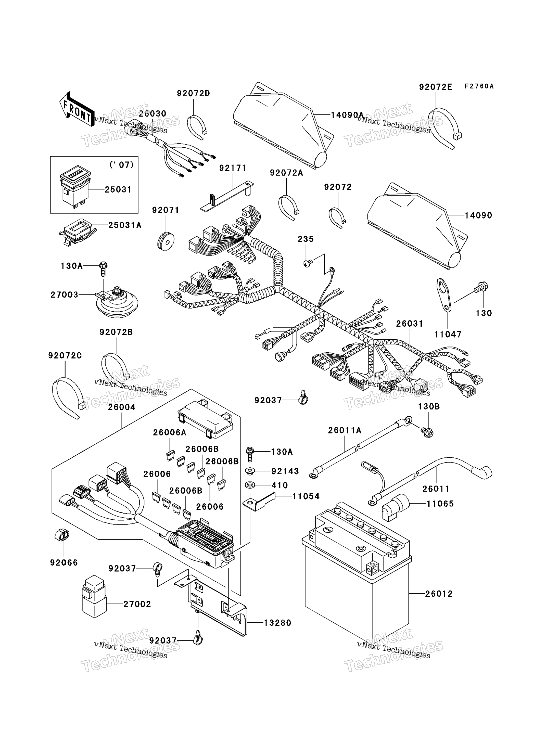 Шасси Electrical Equipment (K7f/K8f)