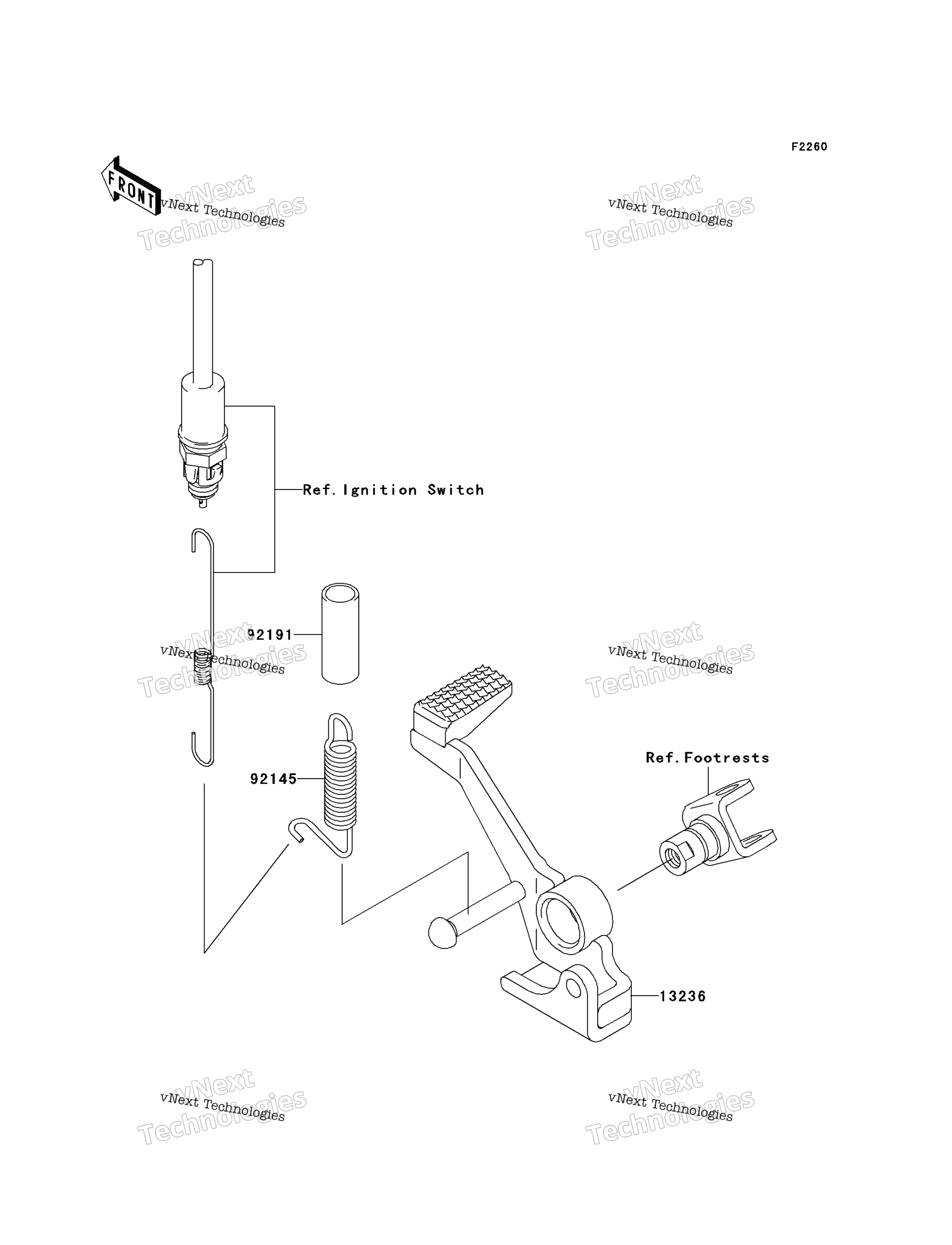 Тормоз Pedal/Torque Link