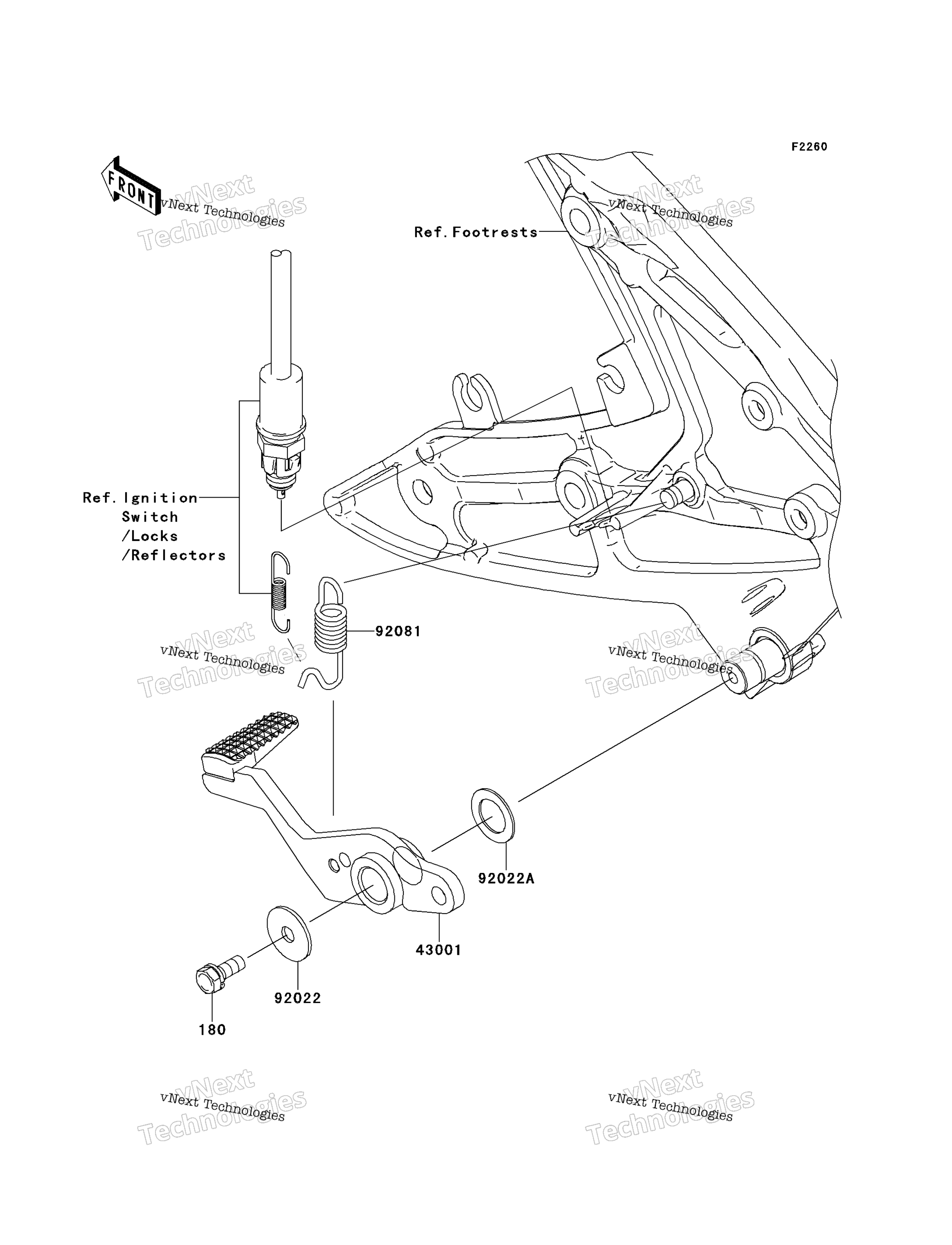 Тормоз Pedal/Torque Link