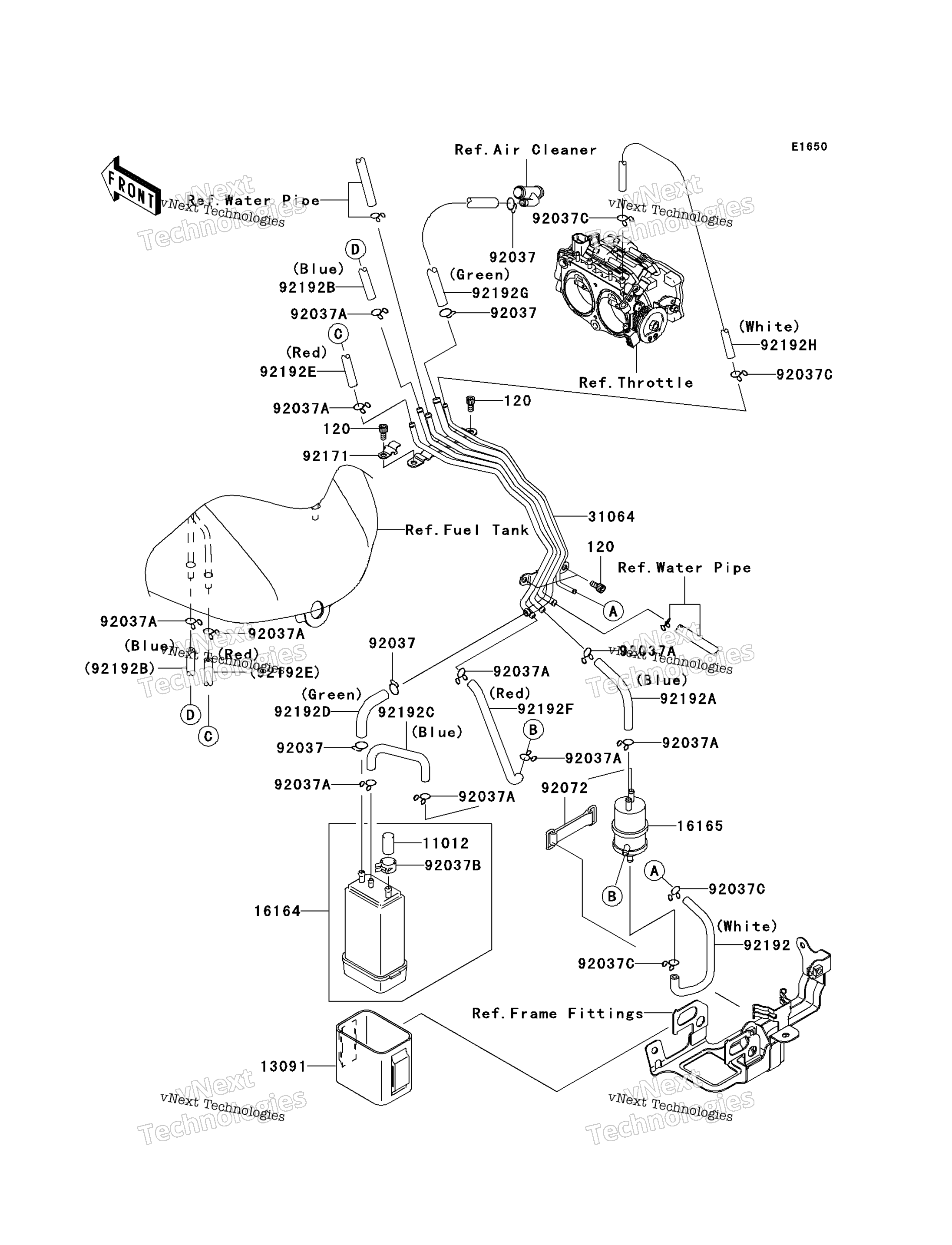 топливный Evaporative System (Ca)