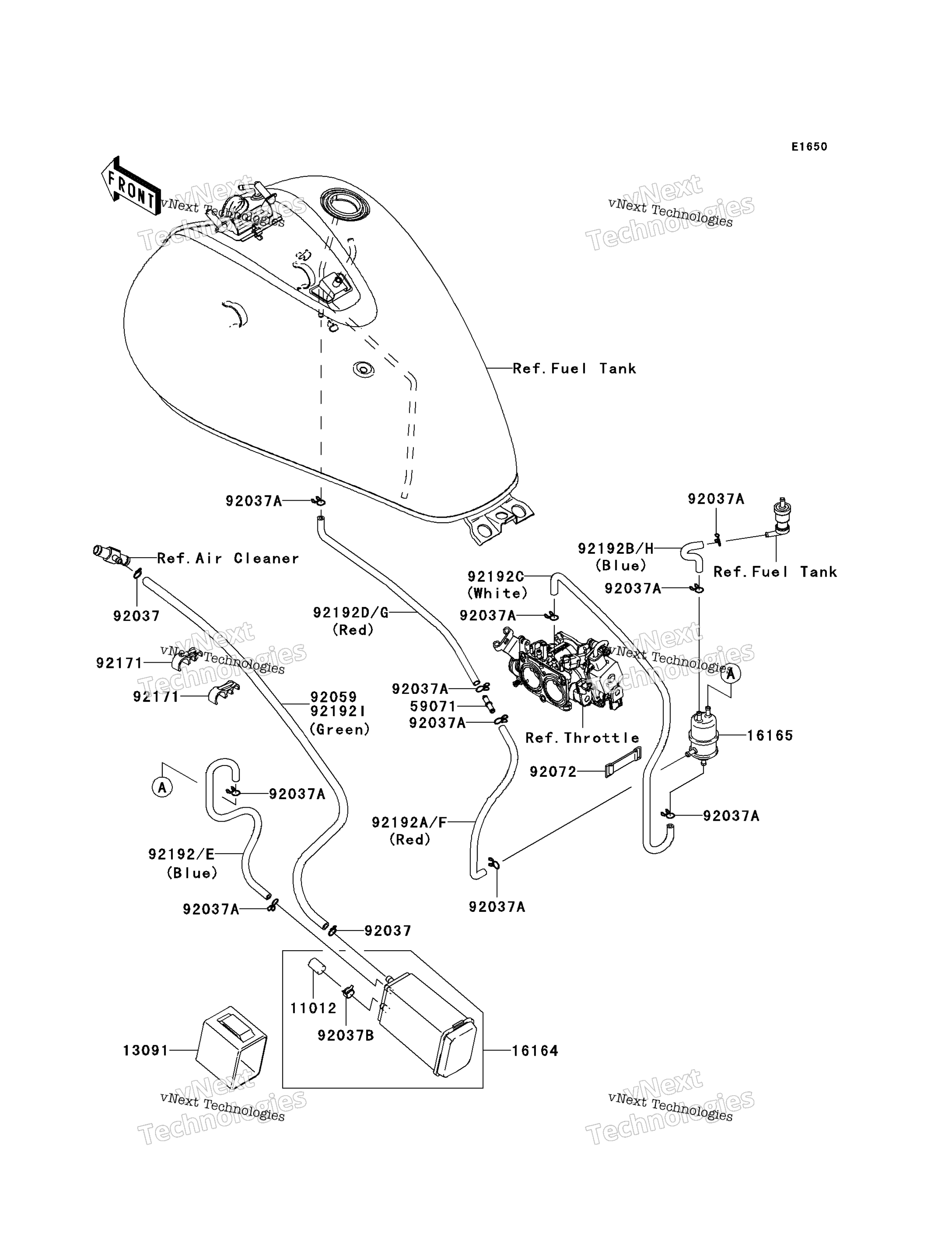 топливный Evaporative System (Ca)