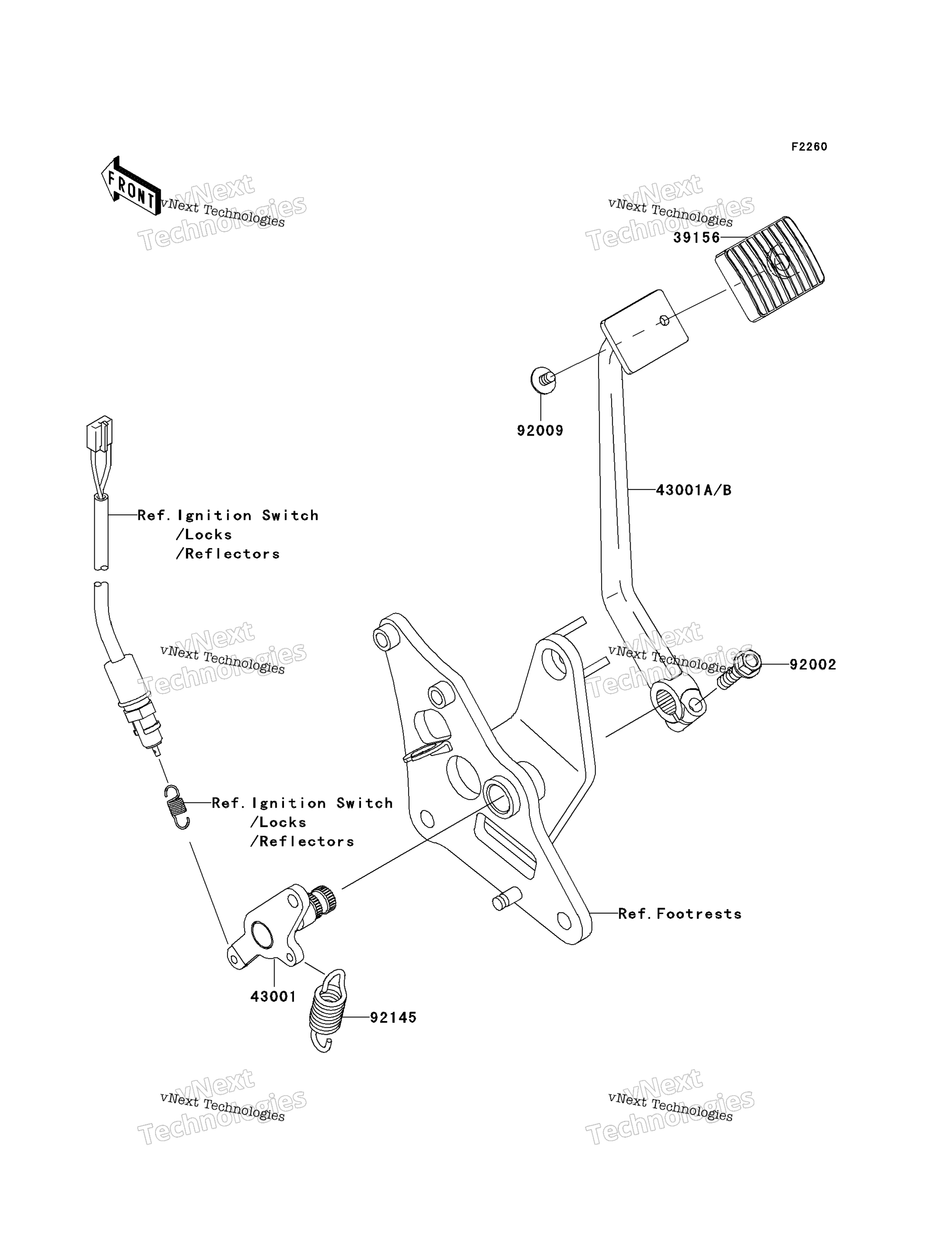 Тормоз Pedal/Torque Link
