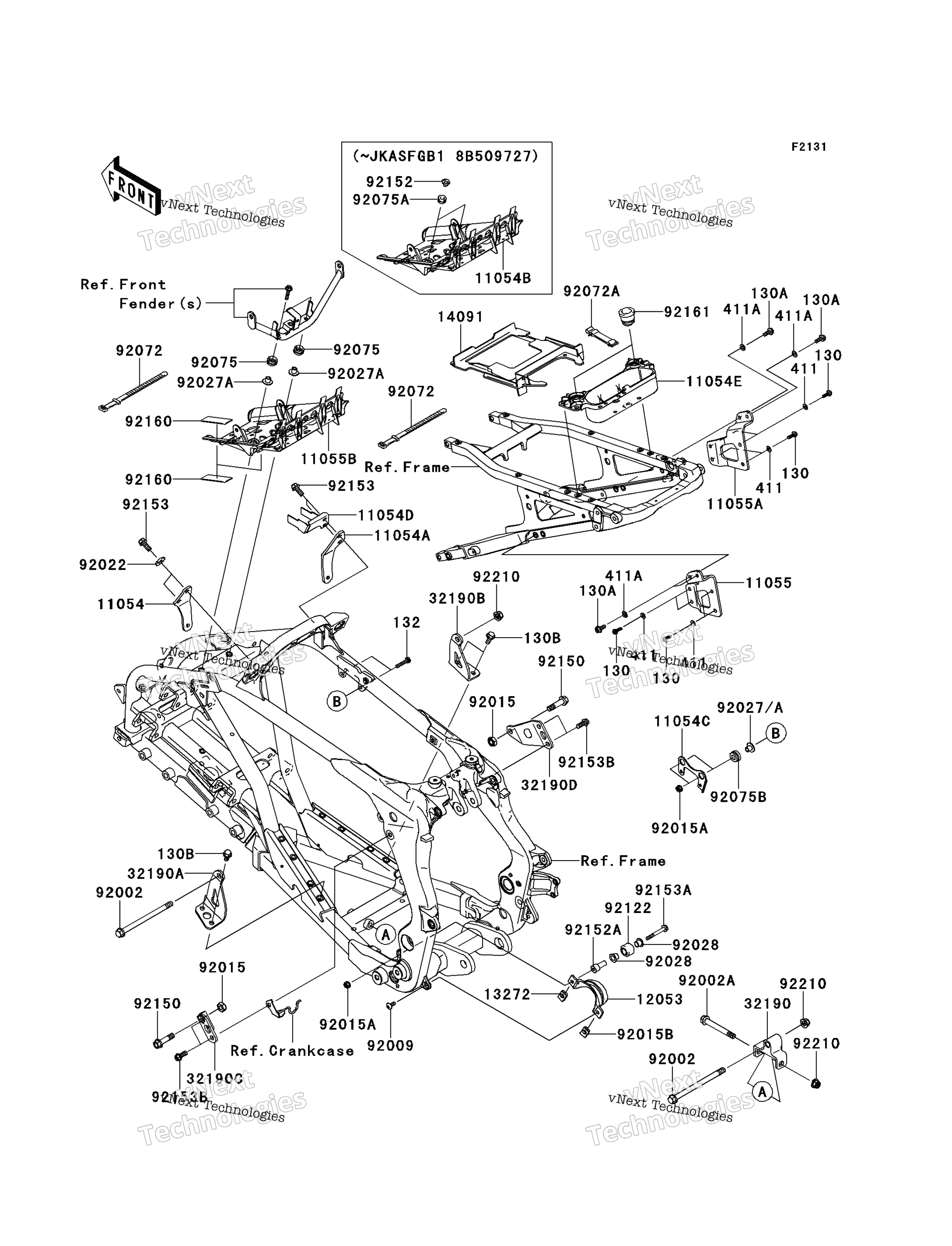 Рама Fittings (B8f/B8fa)