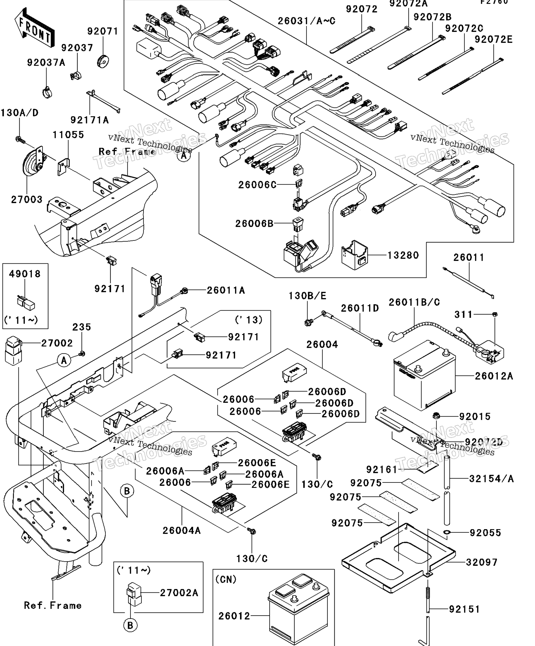 Шасси Electrical Equipment