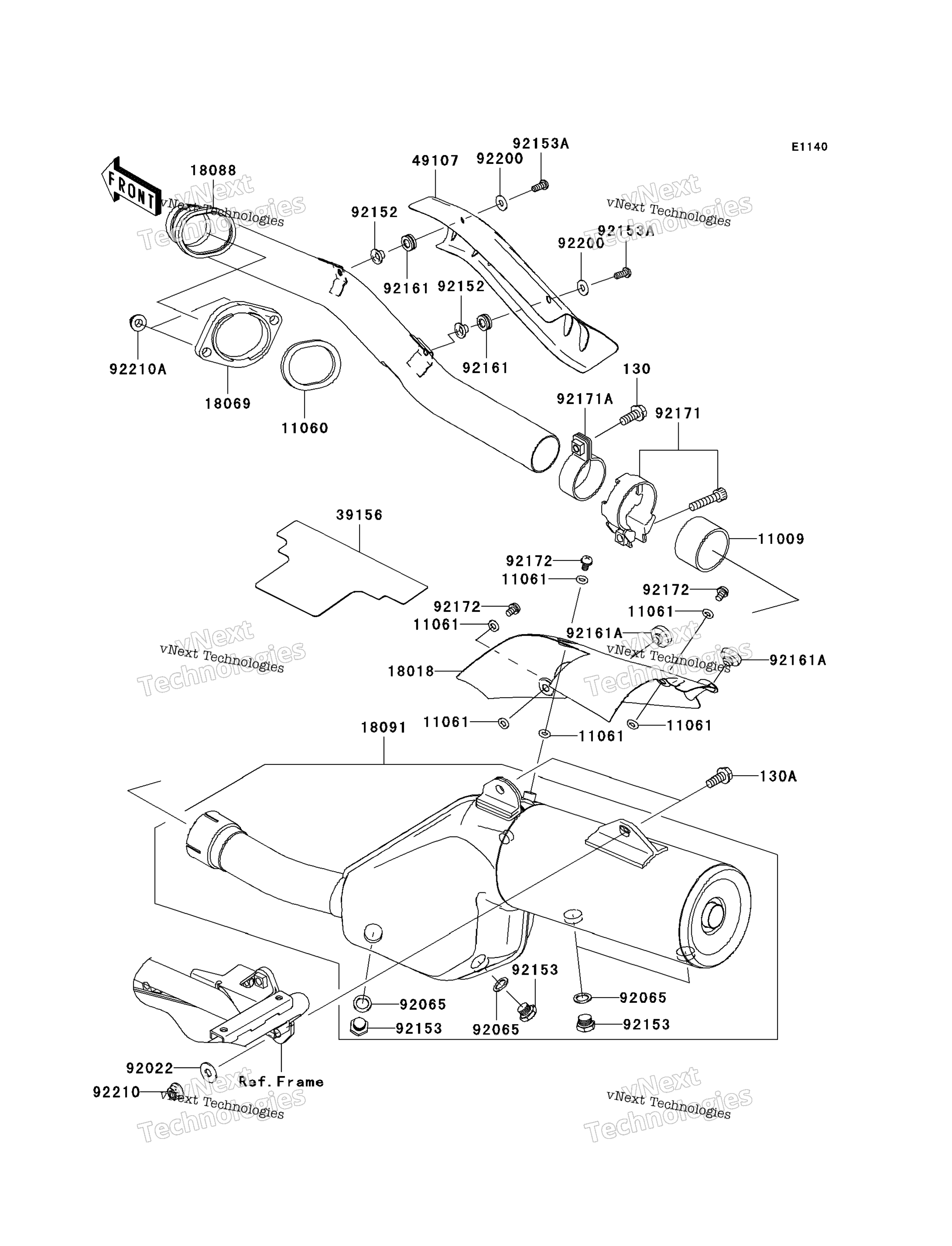 Muffler(S)(E8f / E9f)