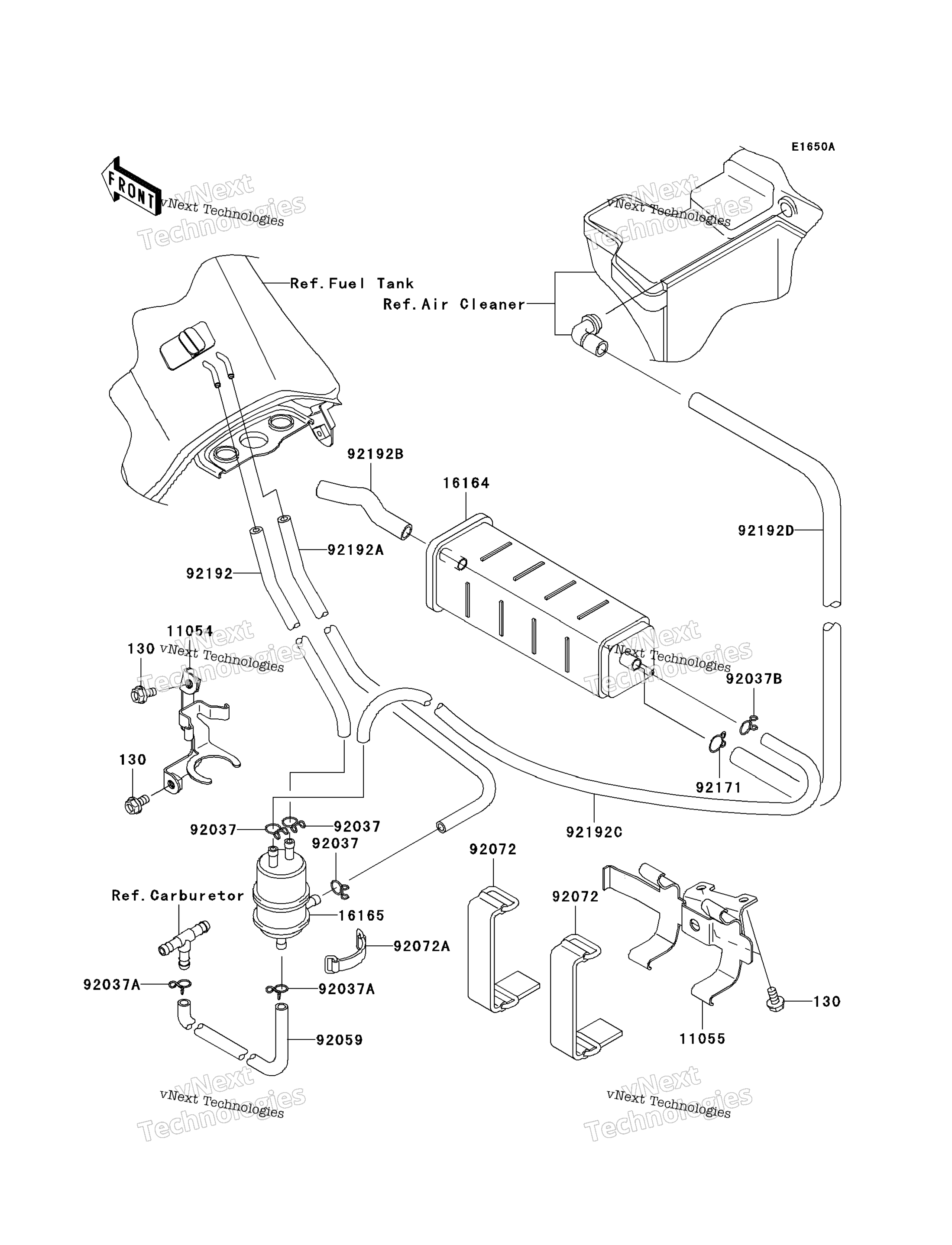 топливный Evaporative System (E9f / Eaf)