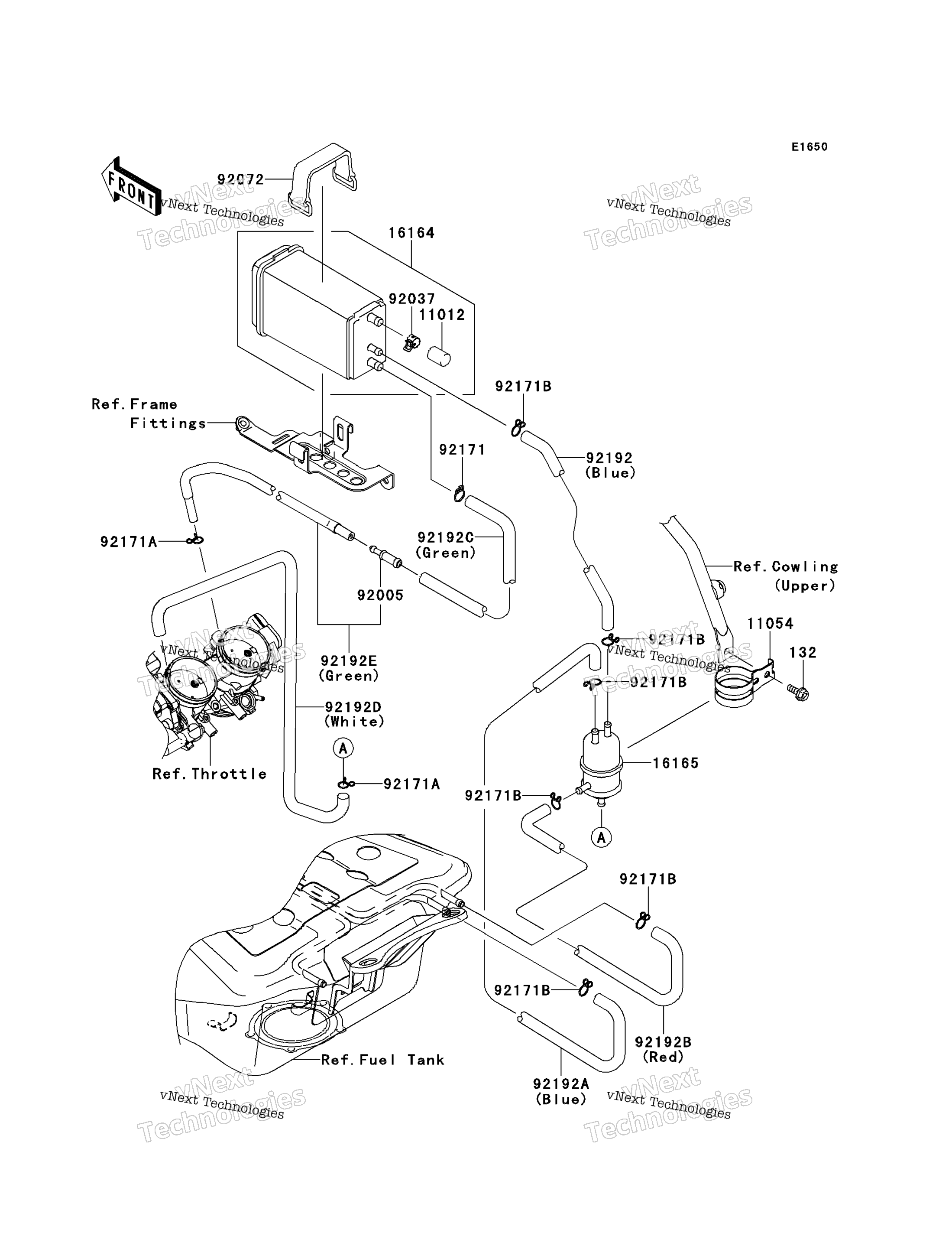 топливный Evaporative System (Ca)