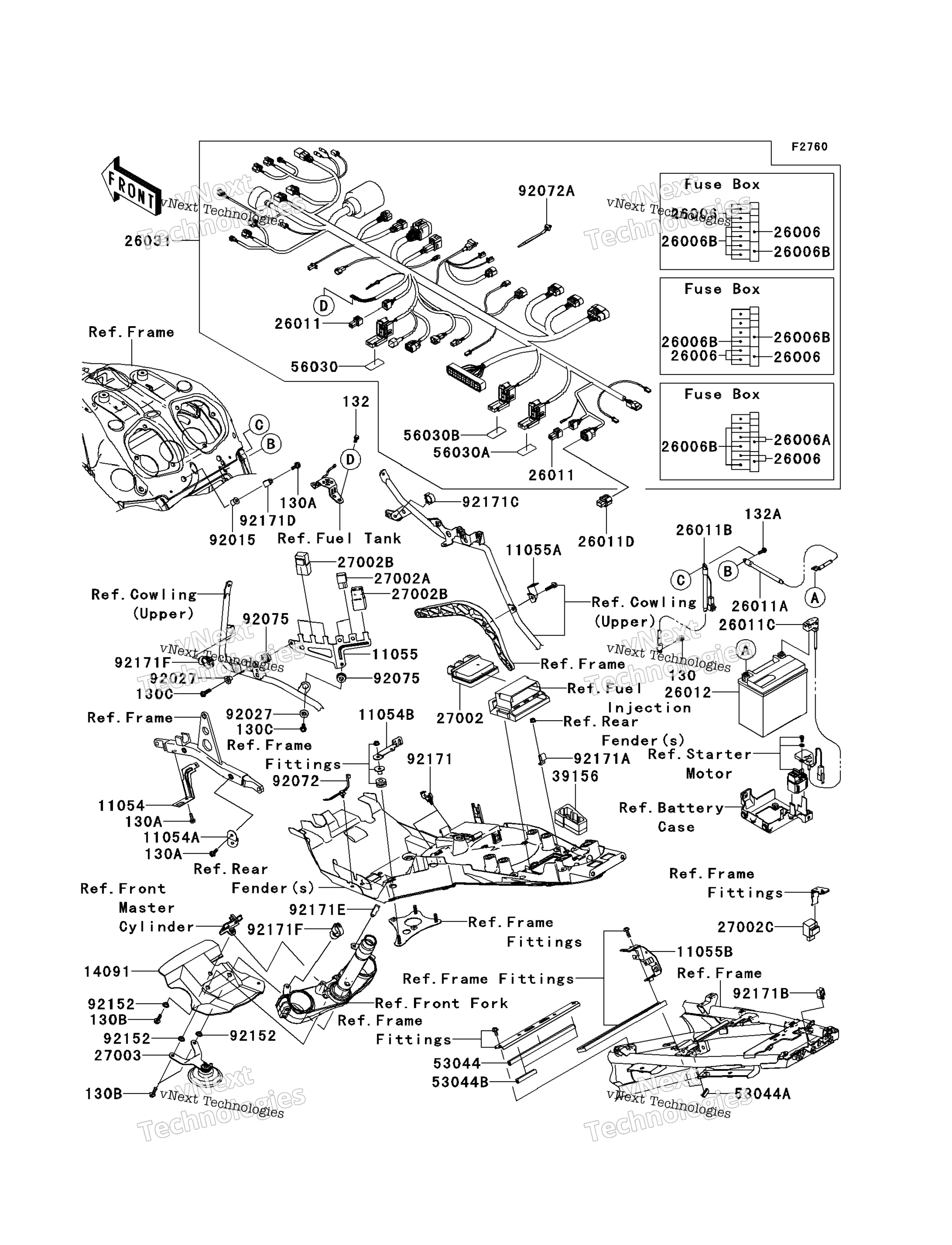 Шасси Electrical Equipment (B8f)