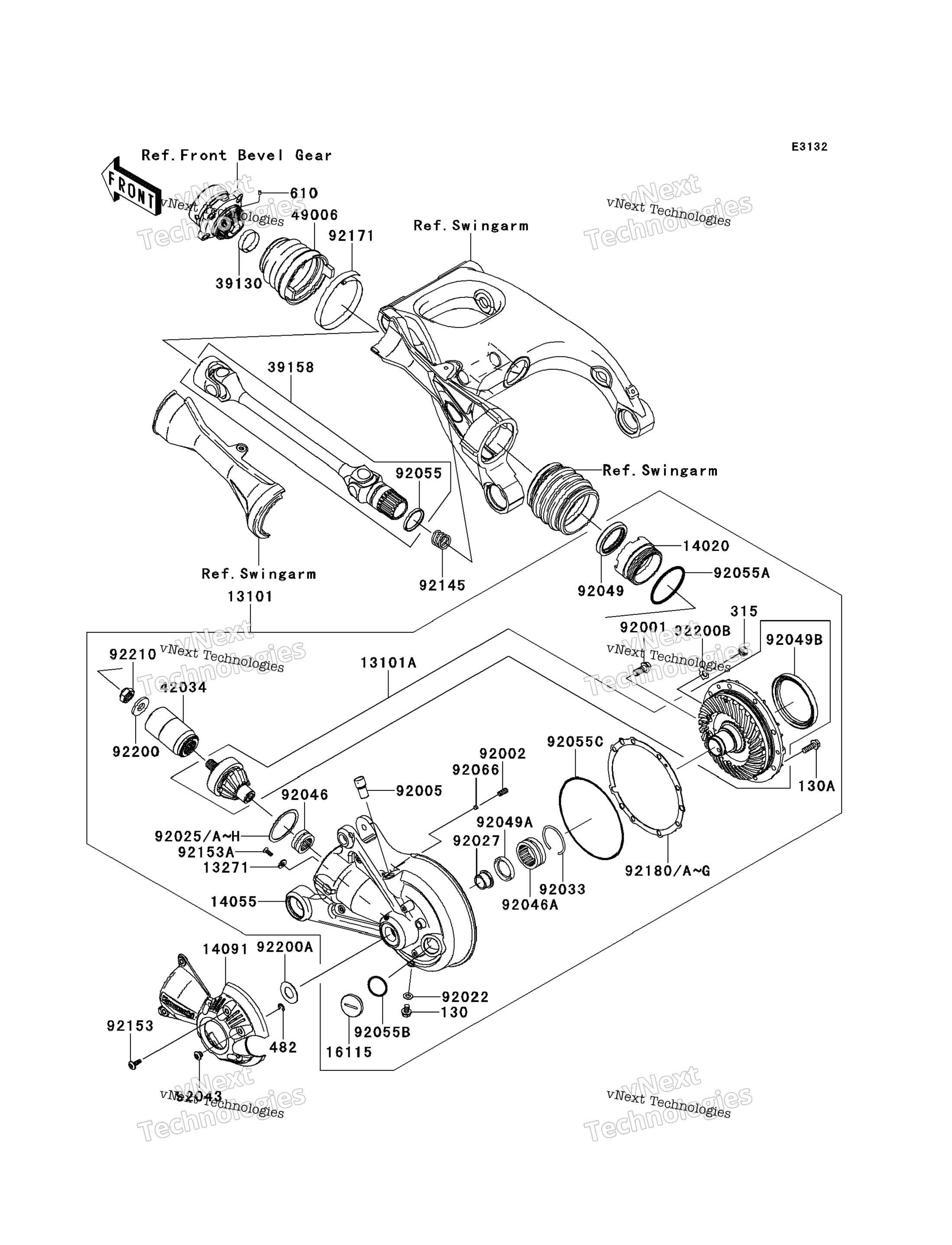 Привод Shaft/Final Gear