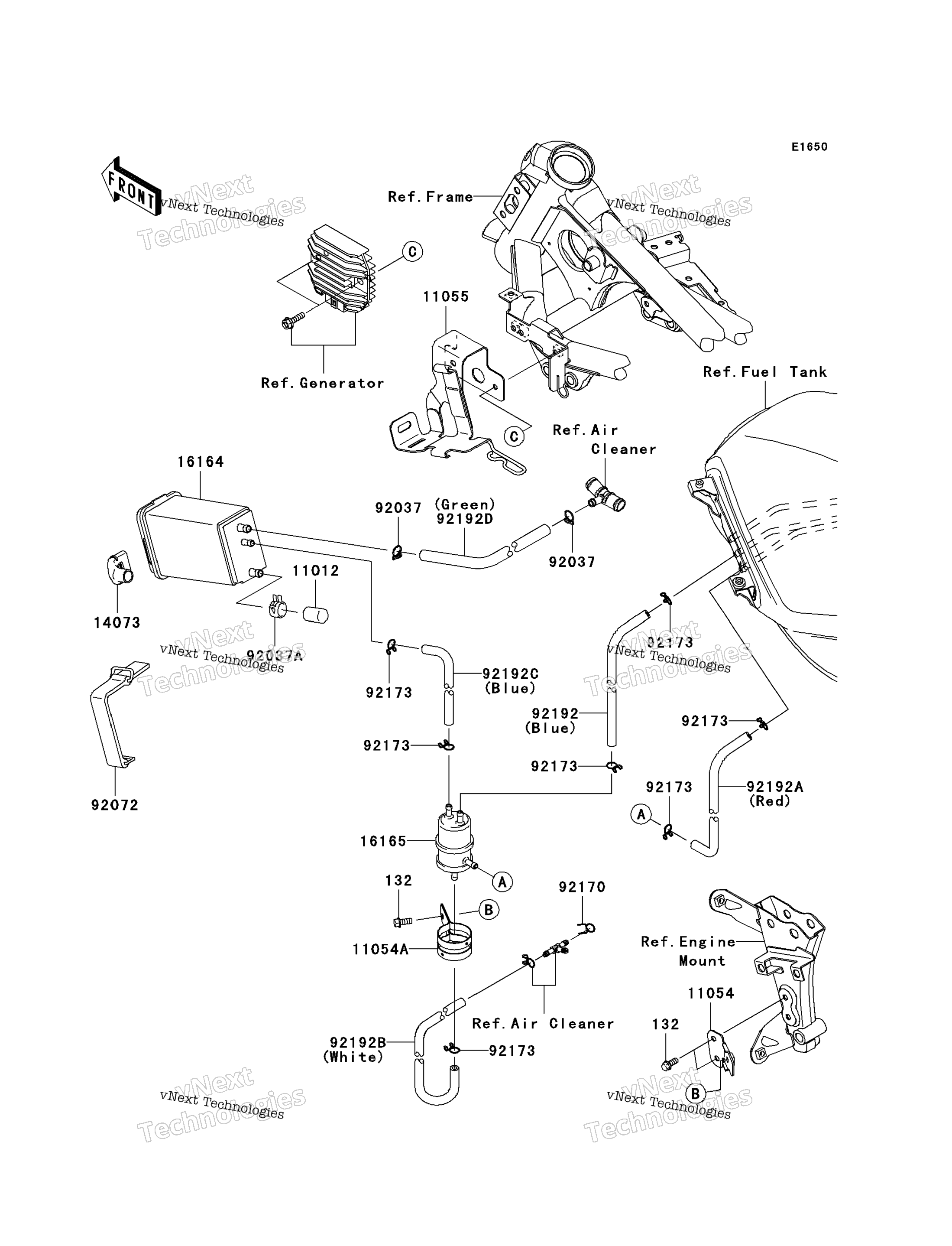 топливный Evaporative System (J8f)
