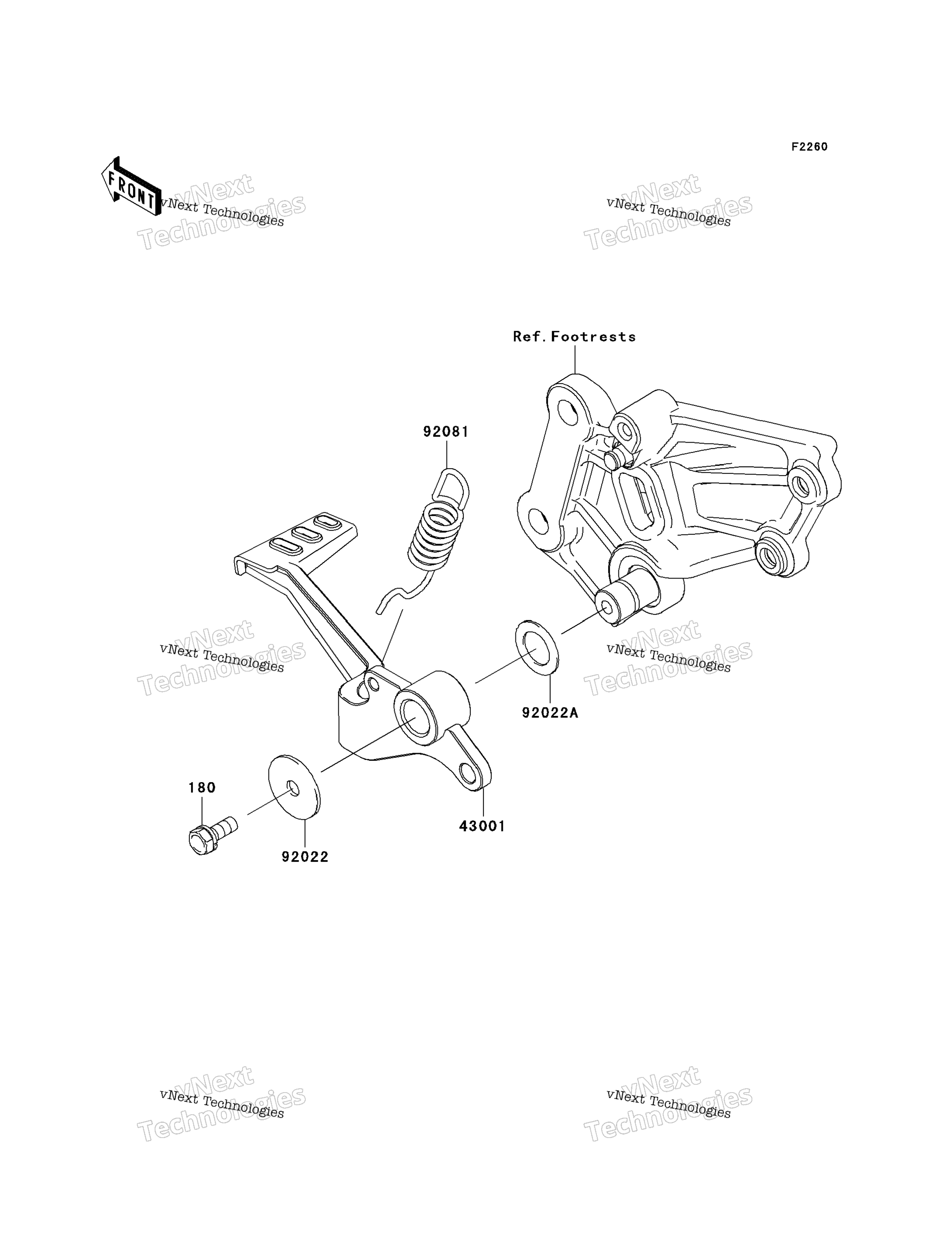 Тормоз Pedal/Torque Link