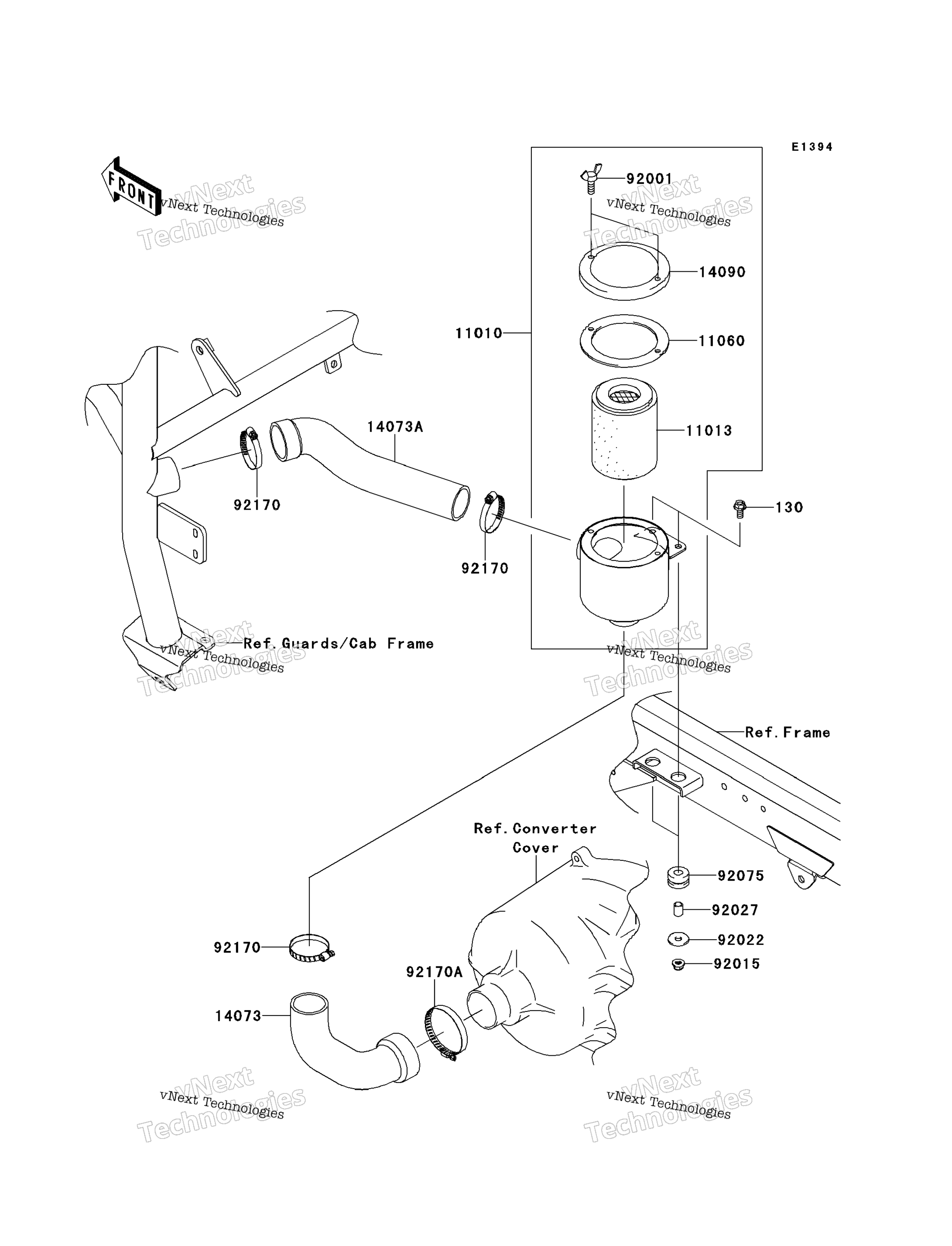 Воздушный Cleaner Belt Converter (M9f / Maf)