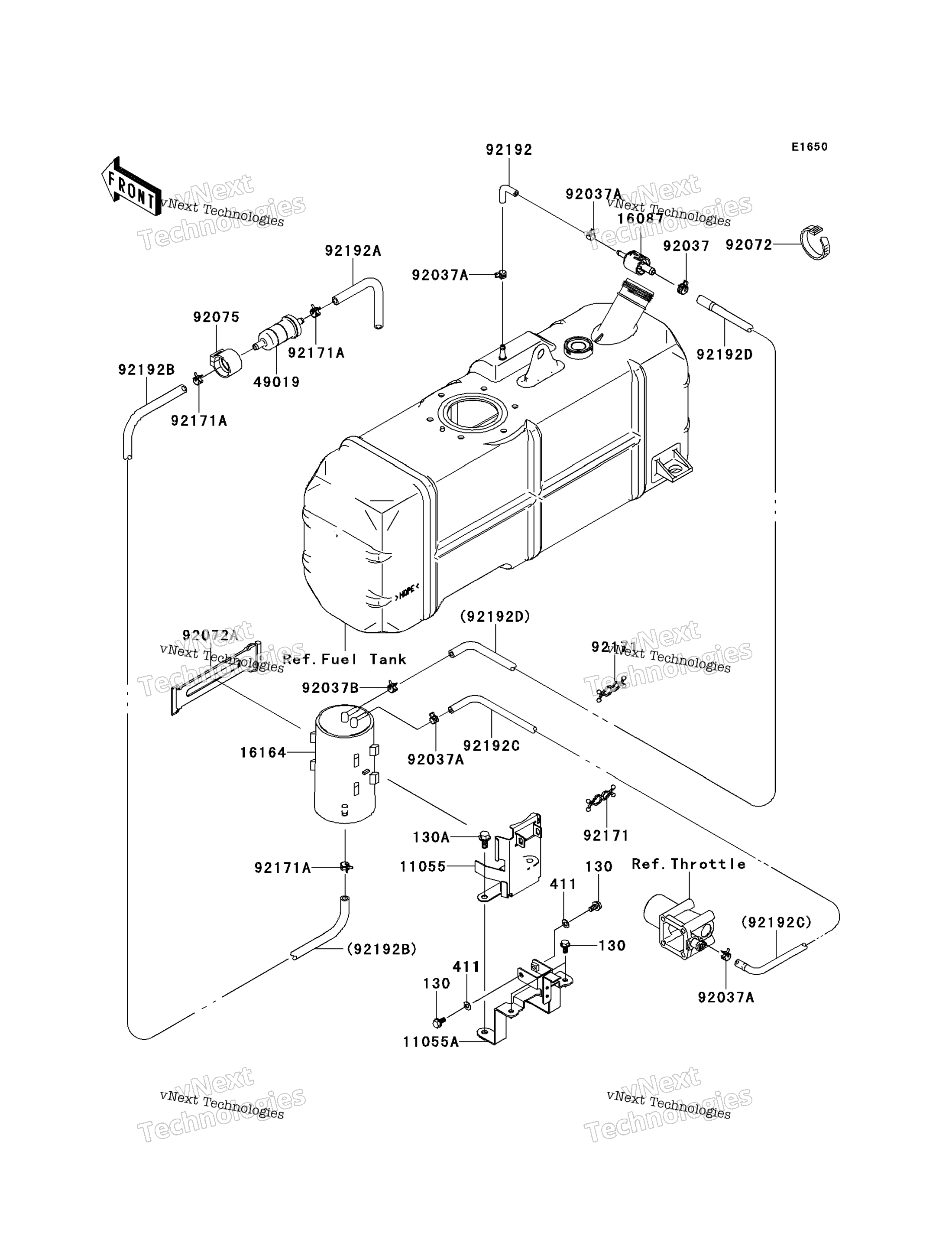 топливный Evaporative System (M9f / Maf)