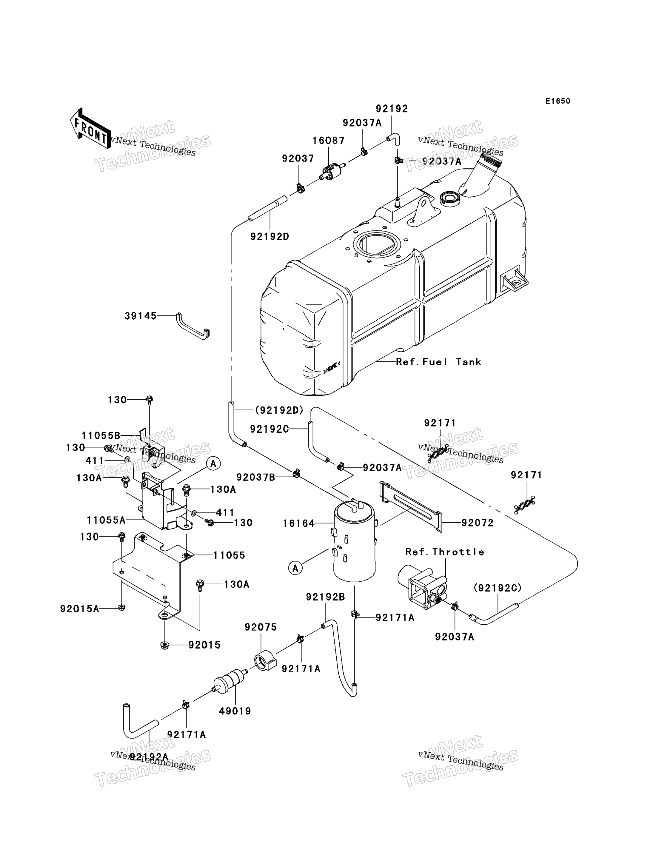 топливный Evaporative System (Ca)