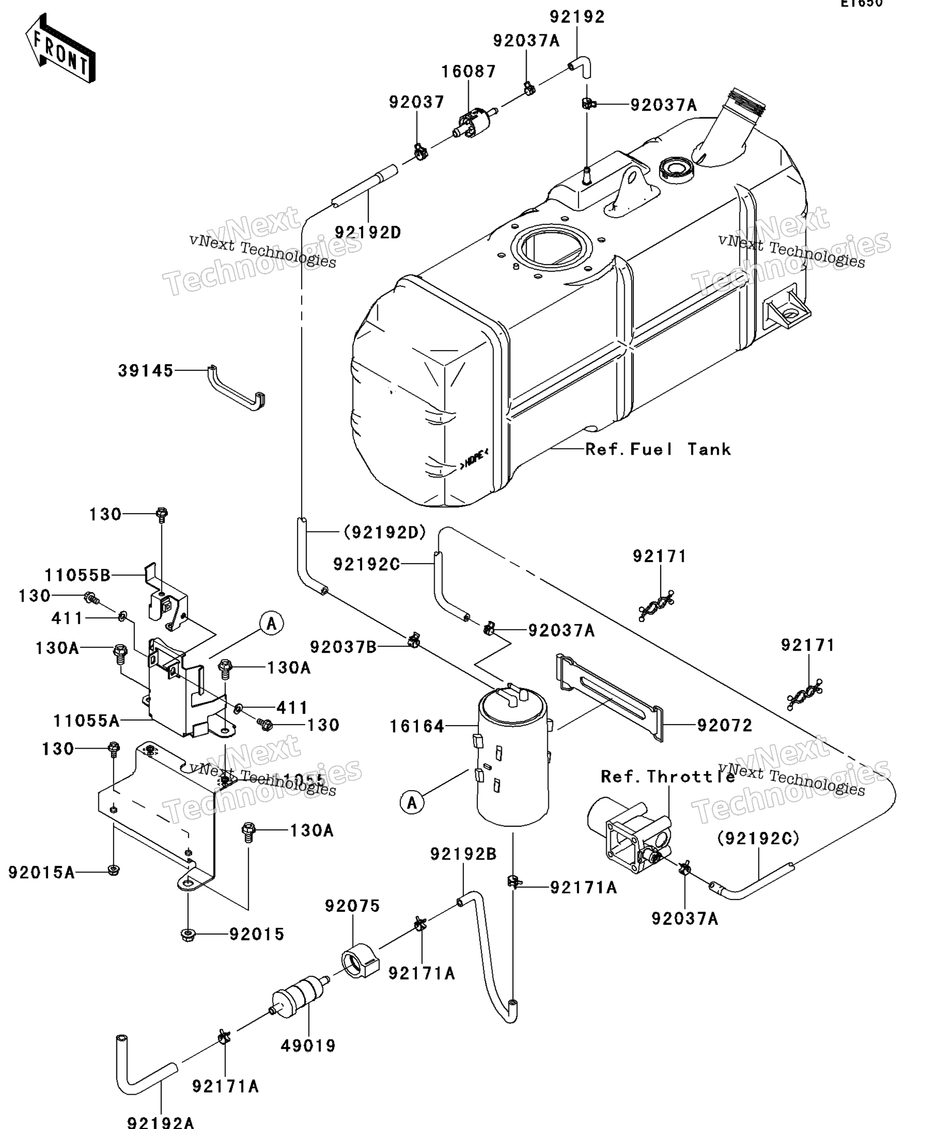топливный Evaporative System(Ca)