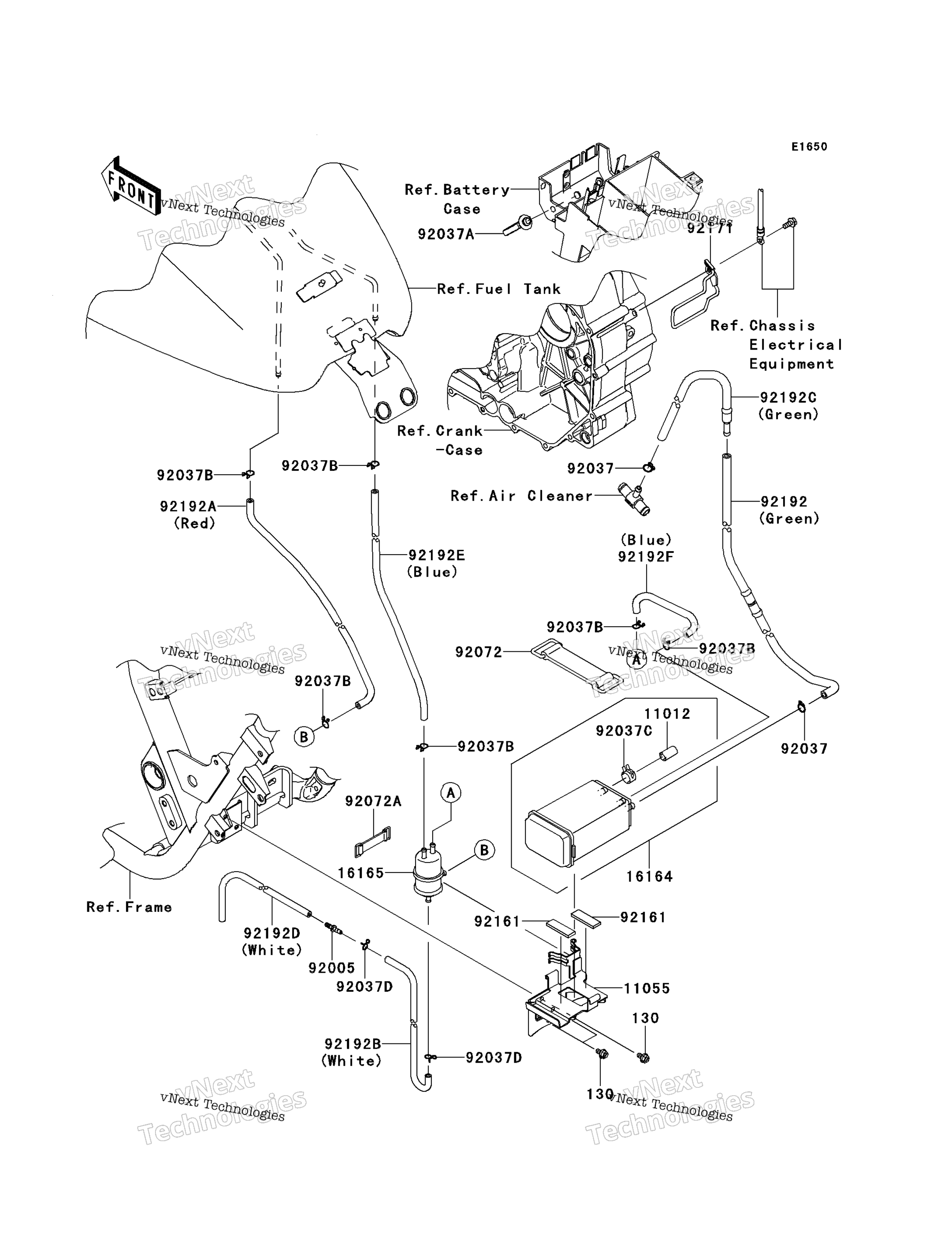 топливный Evaporative System (Ca)