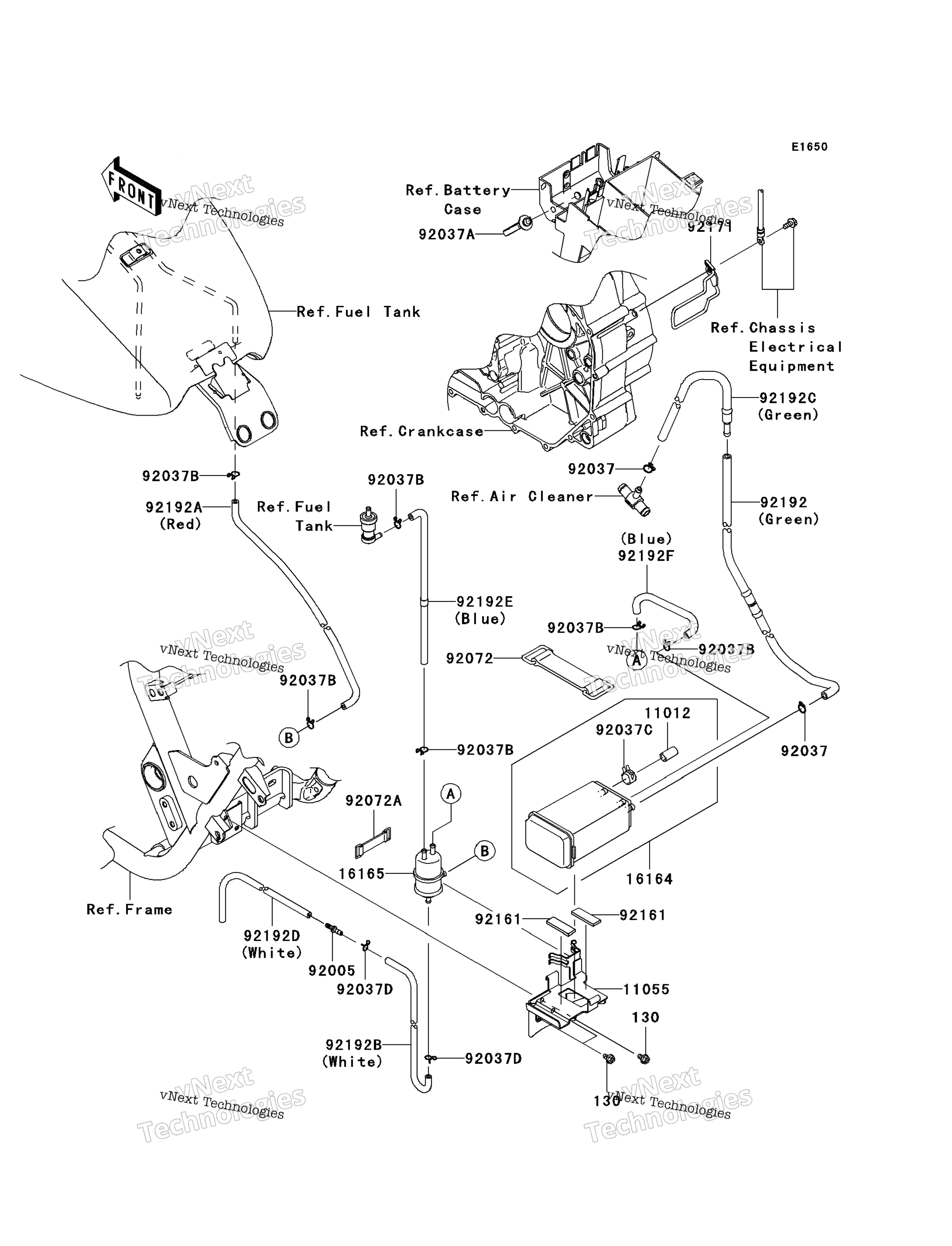 топливный Evaporative System (Ca)