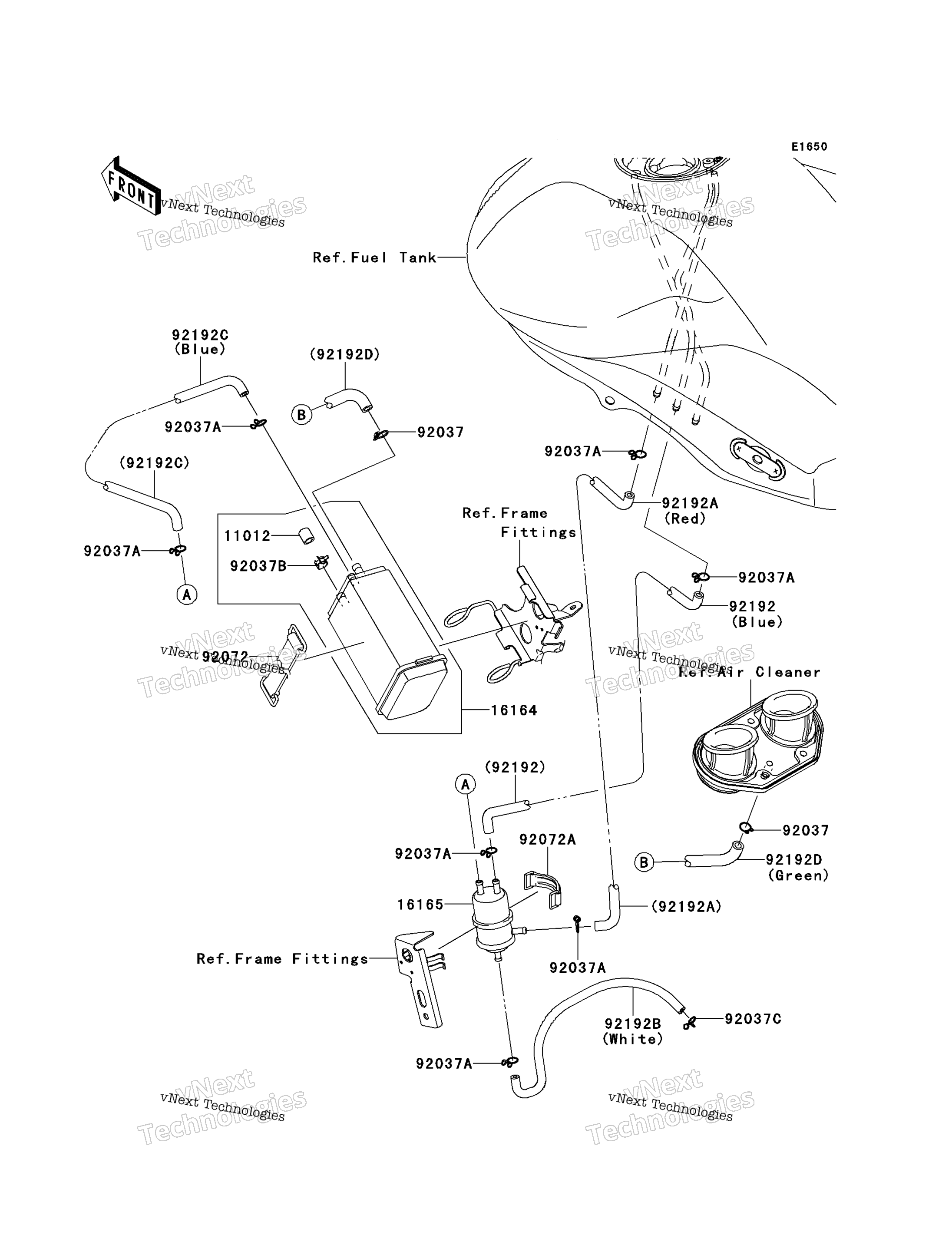 топливный Evaporative System (Ca)