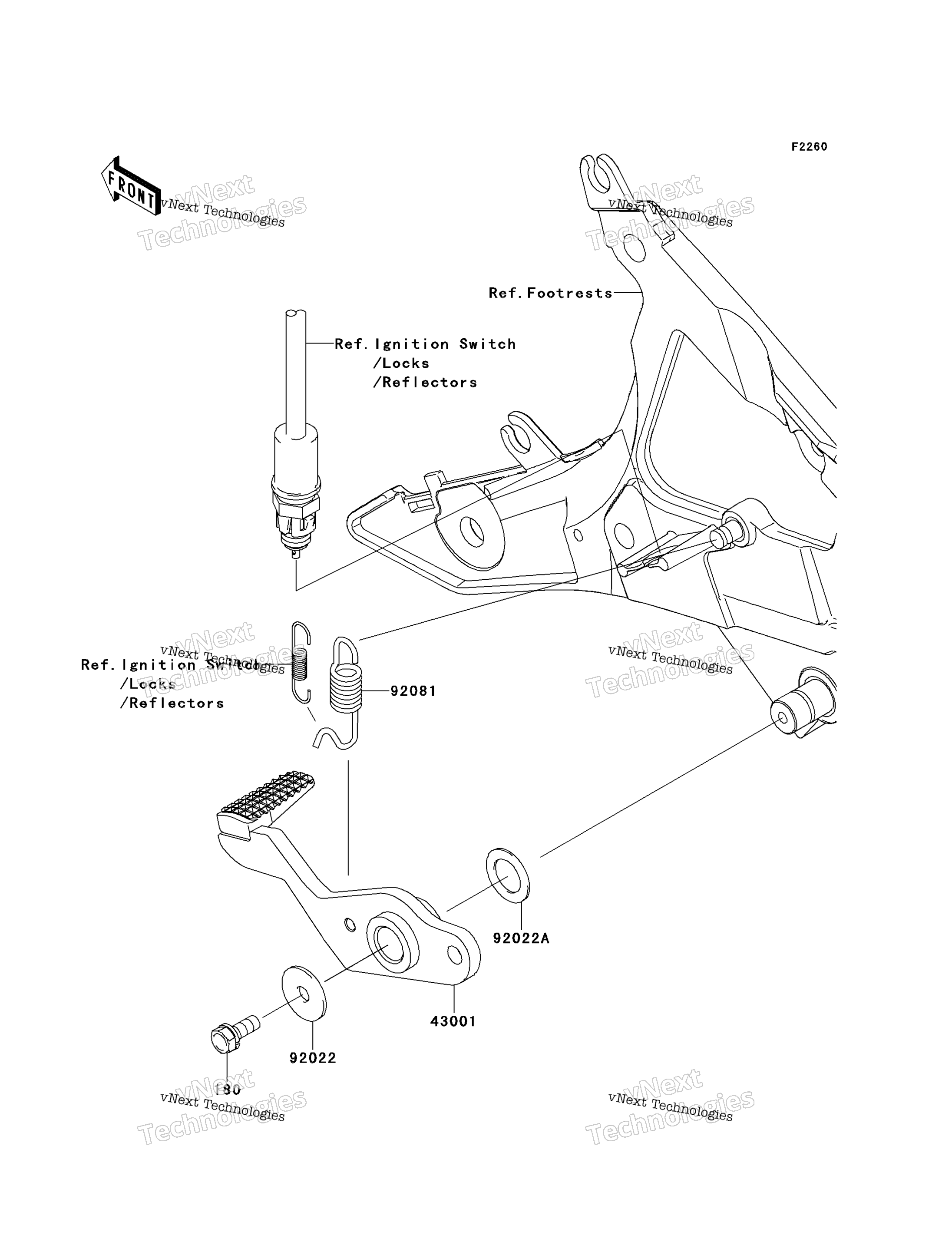 Тормоз Pedal/Torque Link