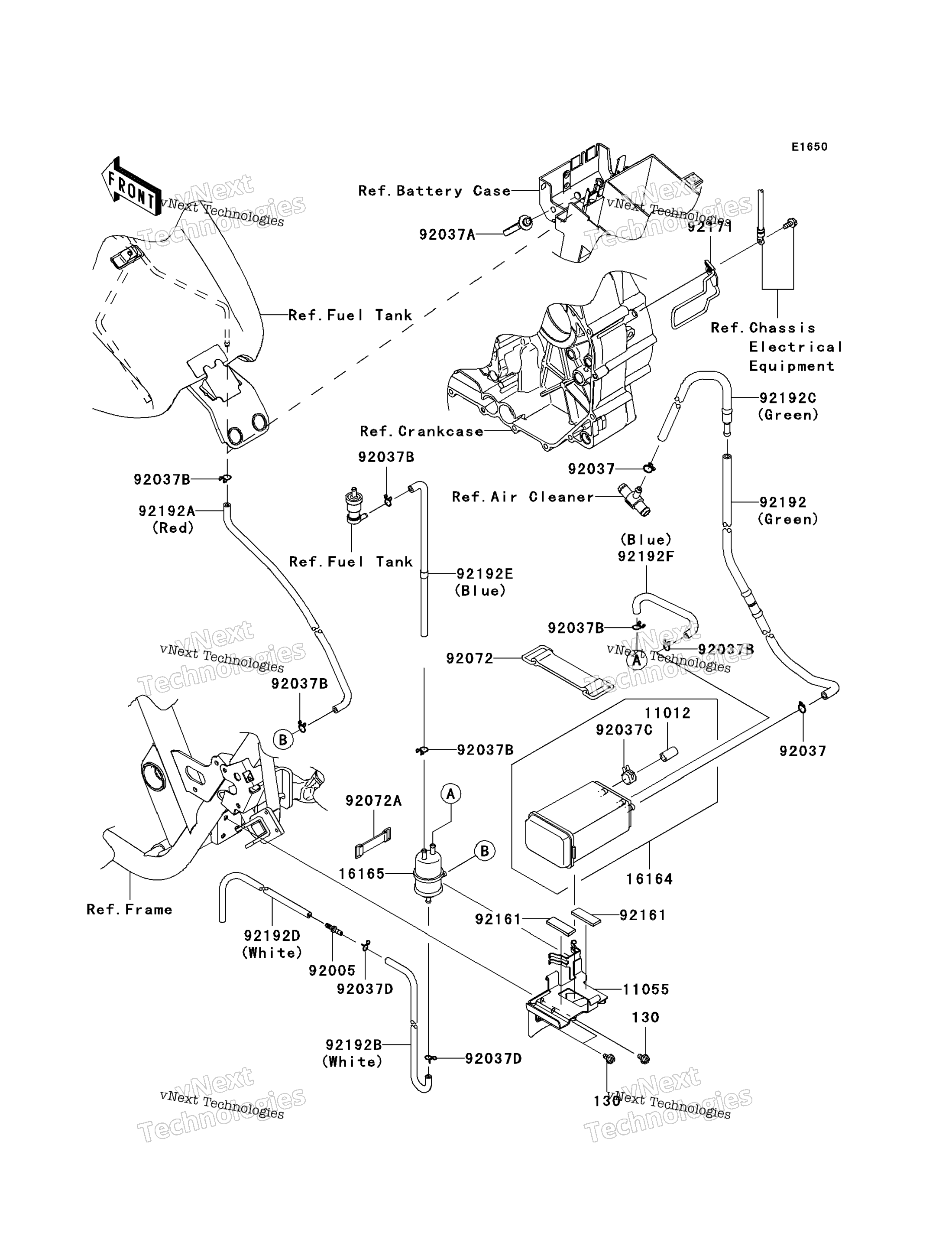 топливный Evaporative System (Ca)