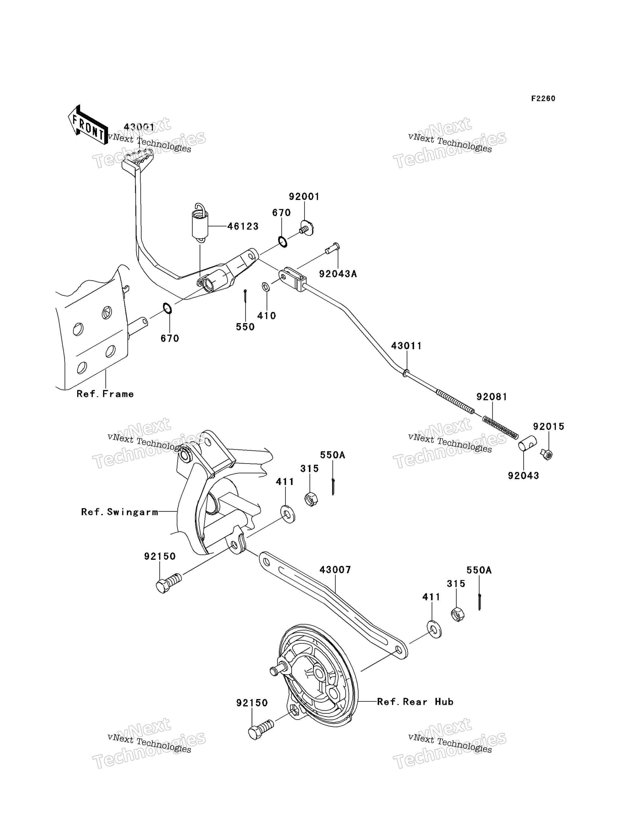 Тормоз Pedal