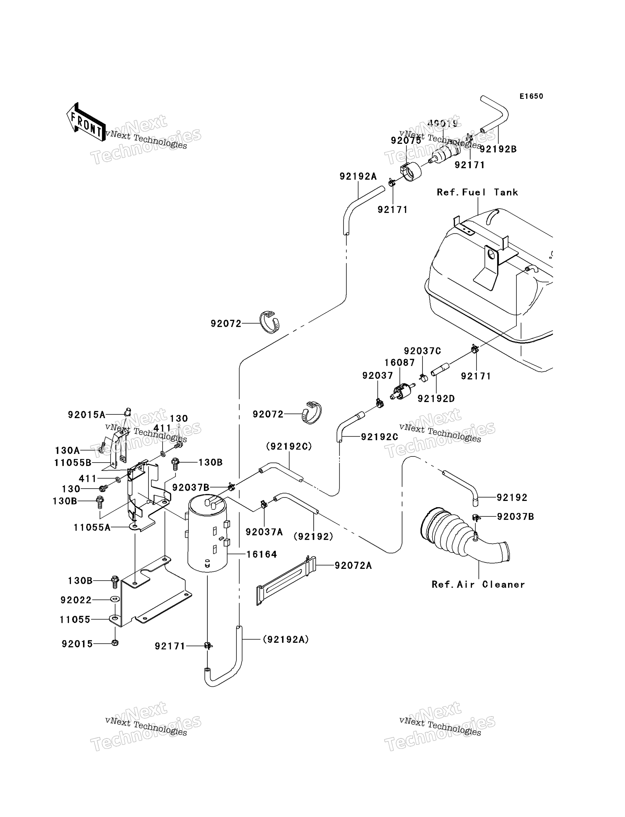 топливный Evaporative System (Daf / Dbf)