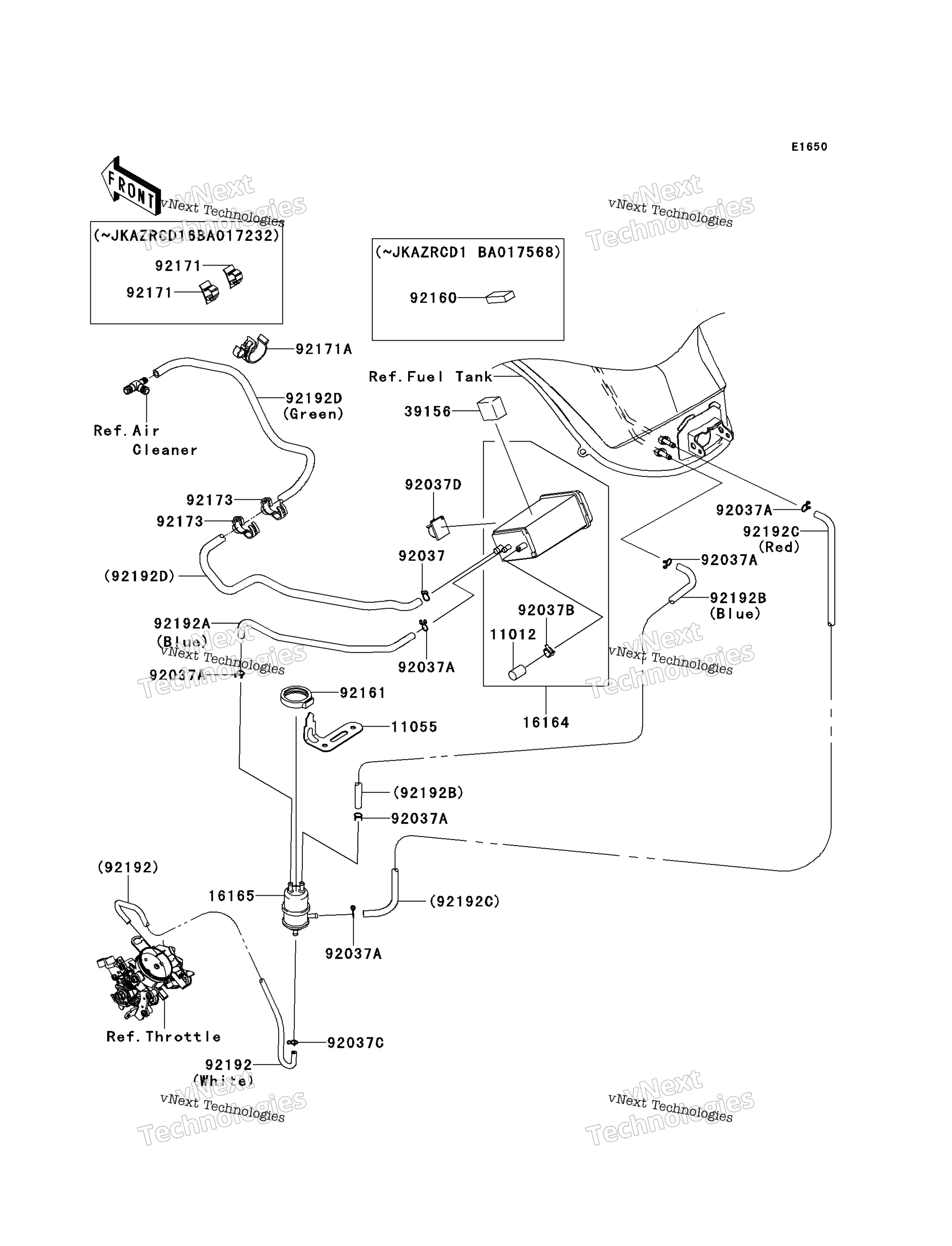 топливный Evaporative System (Ca)