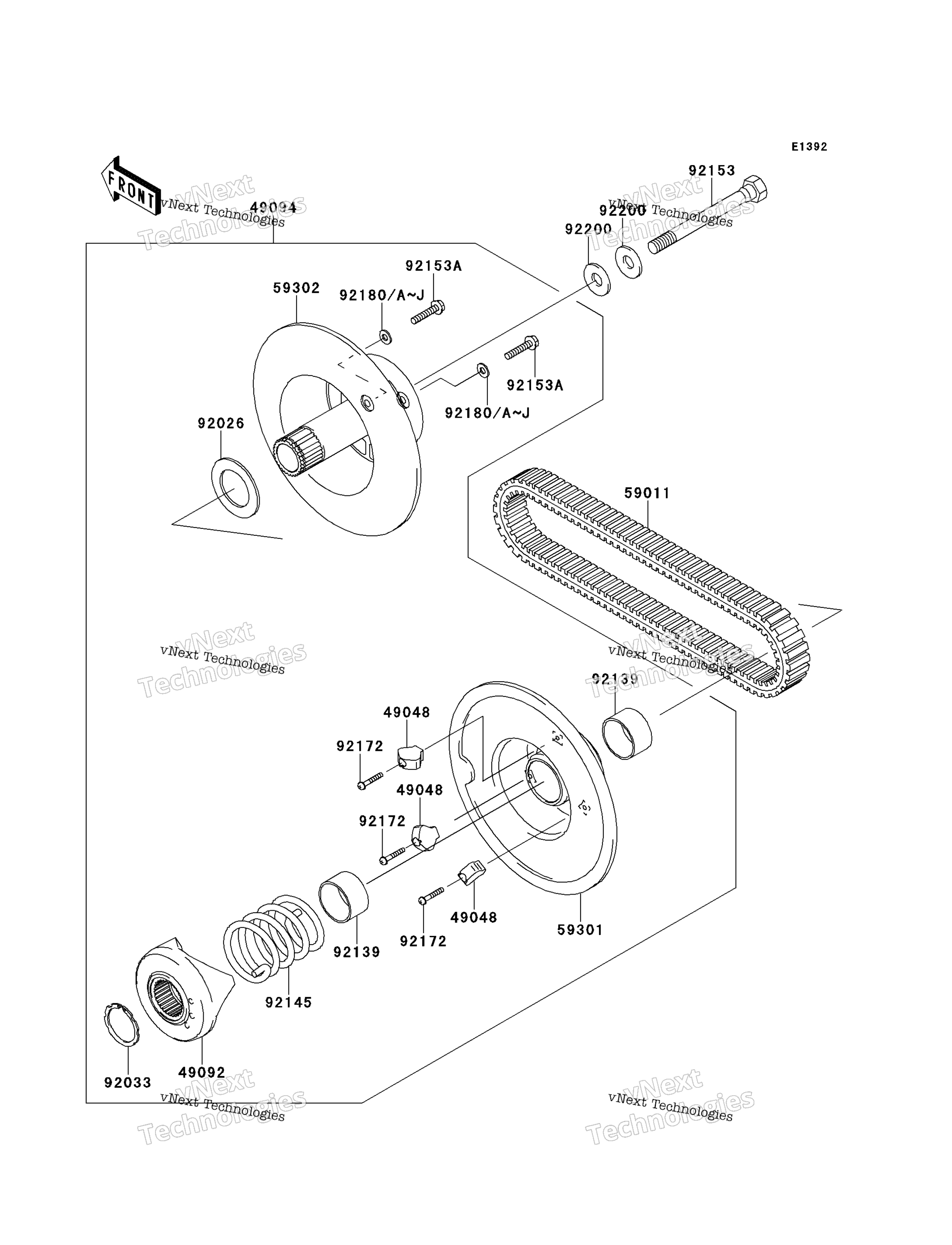 Ведомый Converter/Drive Belt