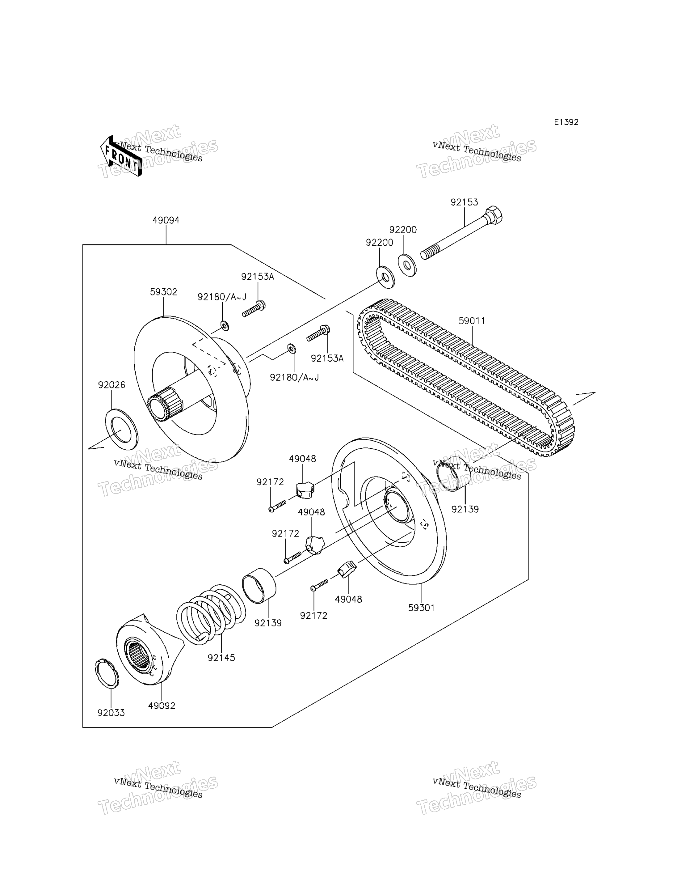 Ведомый Converter/Drive Belt
