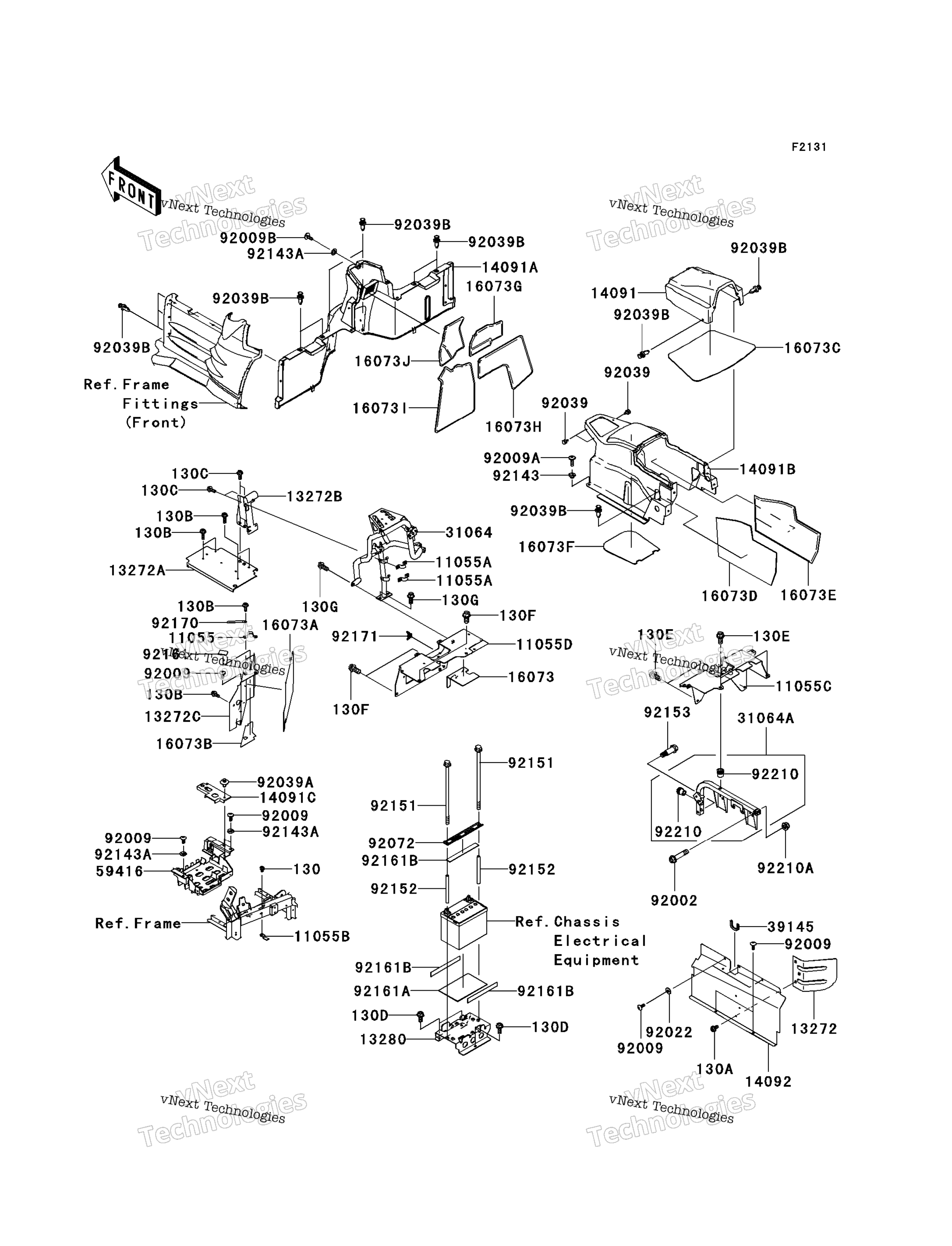 Рама Fittings (Rear)