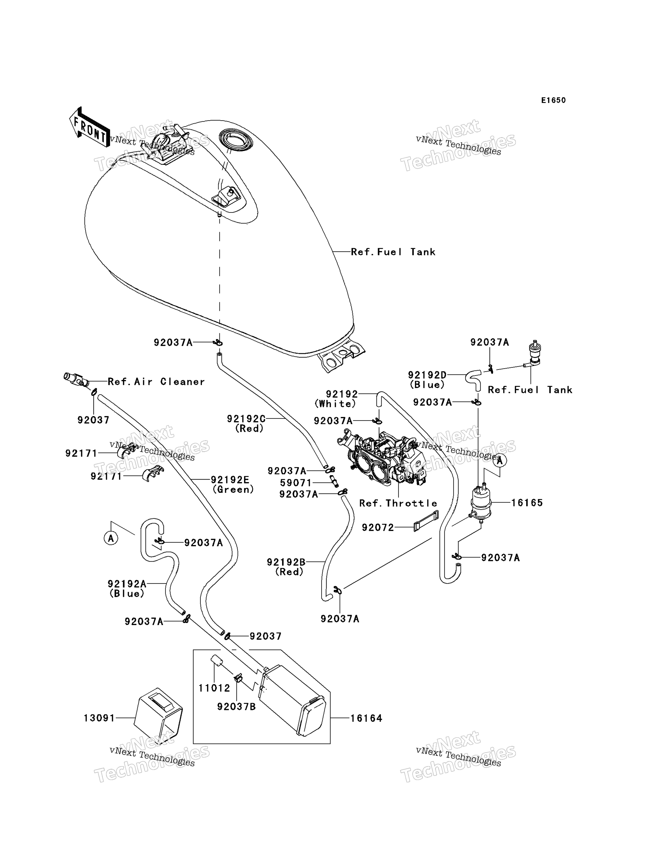 топливный Evaporative System (Bbfa)(Ca)