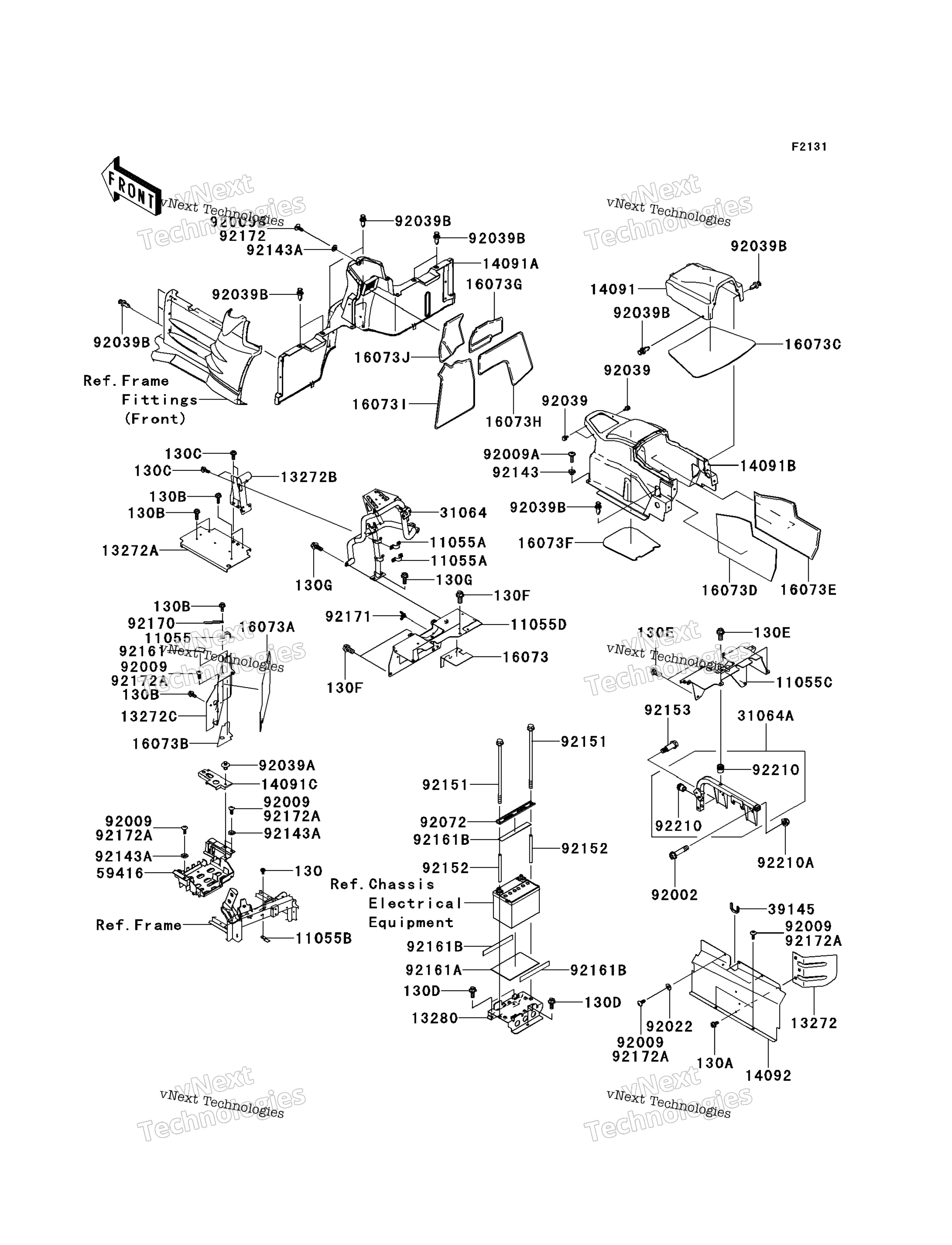 Рама Fittings (Rear)