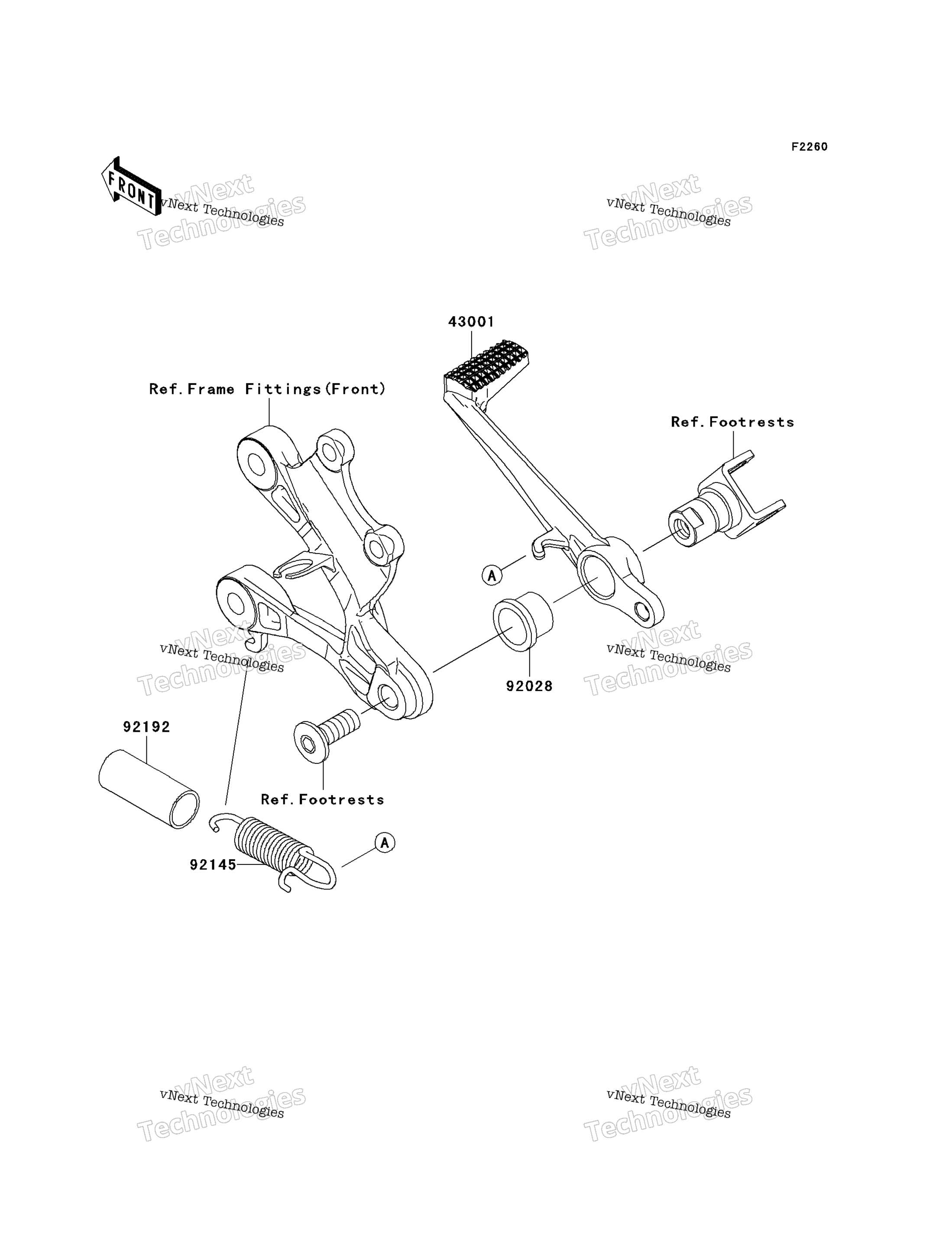 Тормоз Pedal/Torque Link
