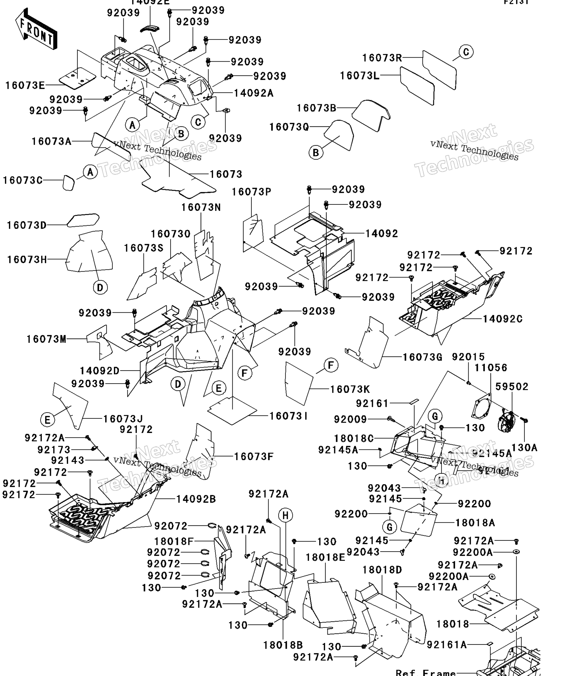 Рама Fittings(Rear)