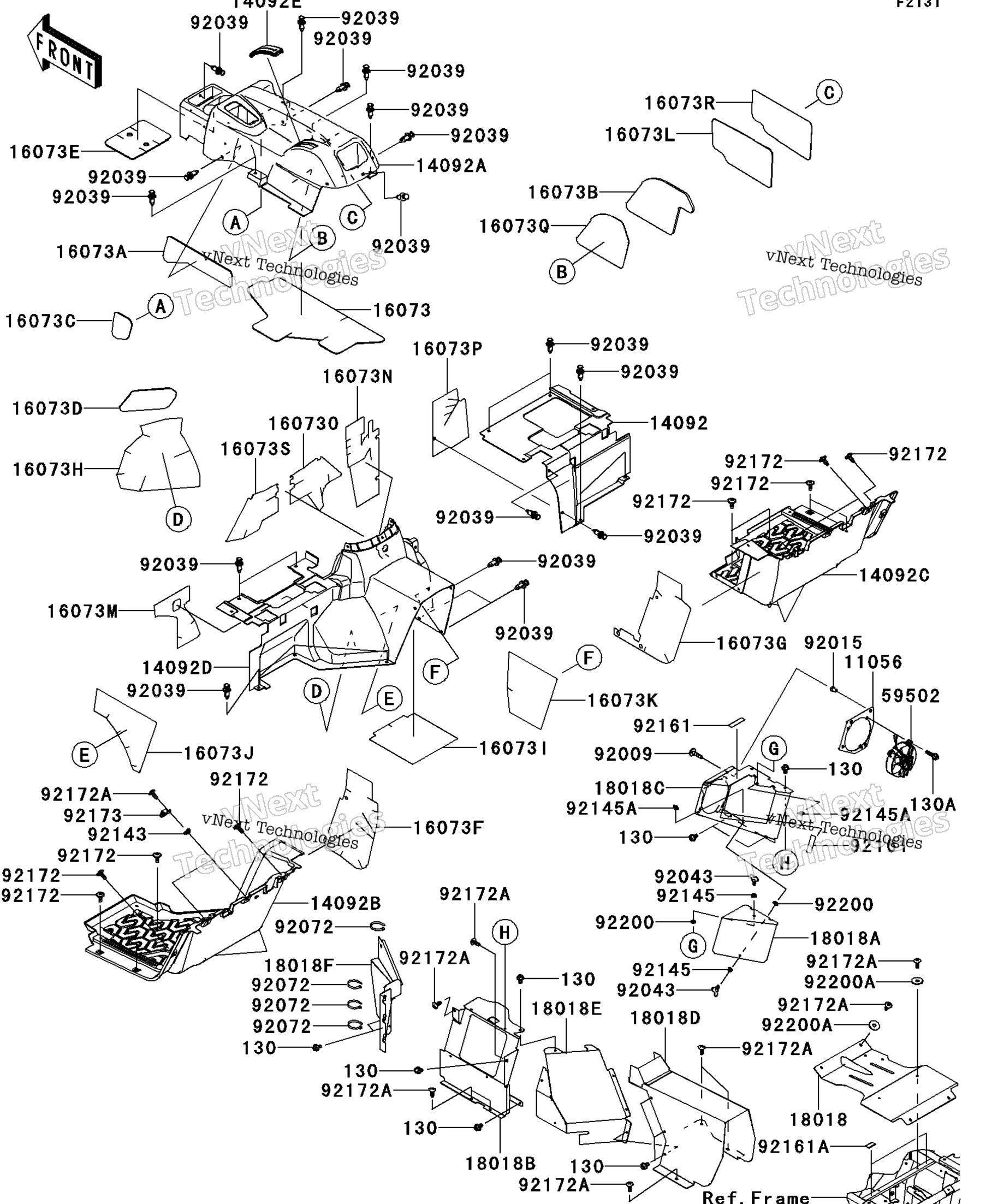 Рама Fittings(Rear)