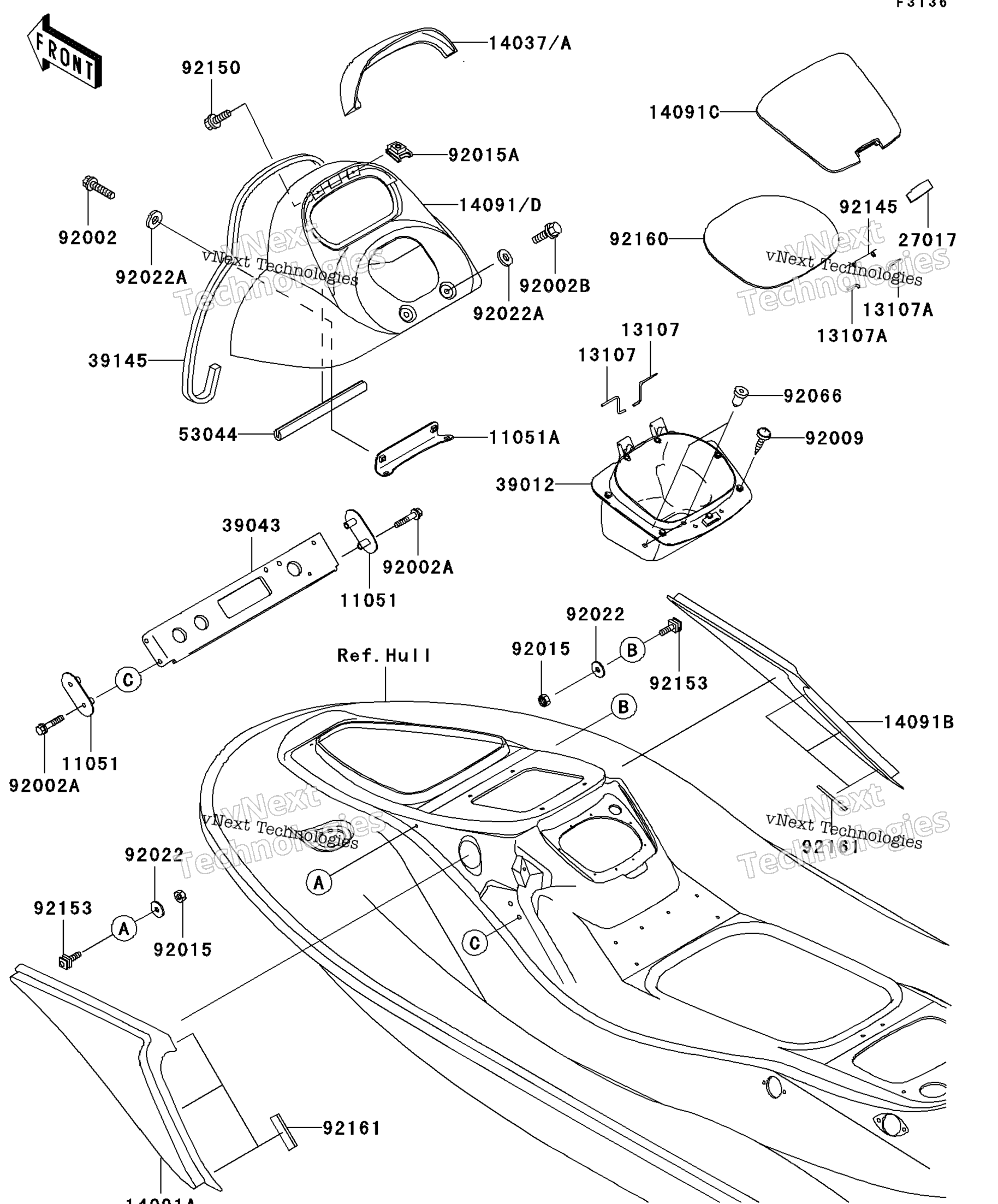 Корпус Middle Fittings