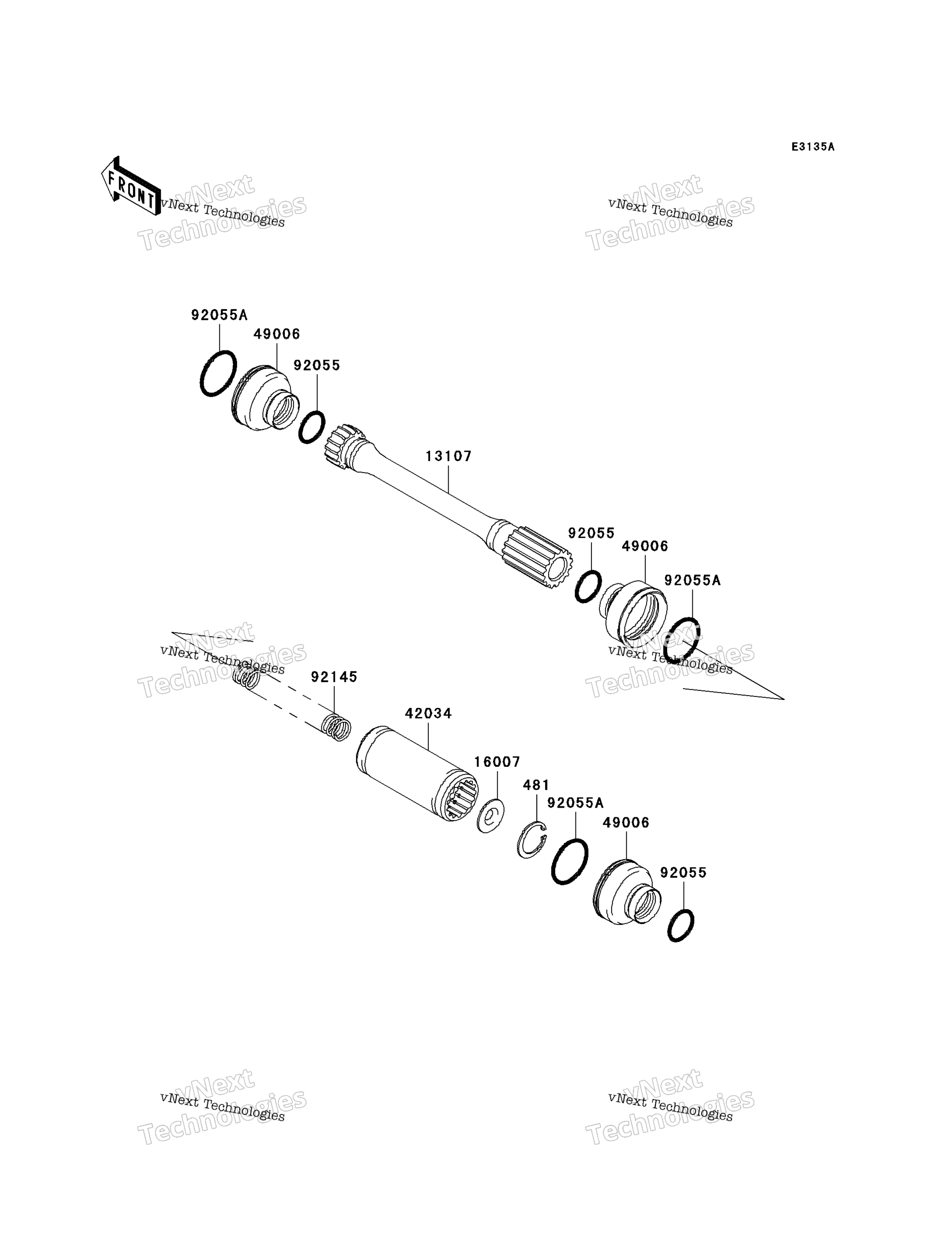 Привод Shaft-Propeller (C2/C3)