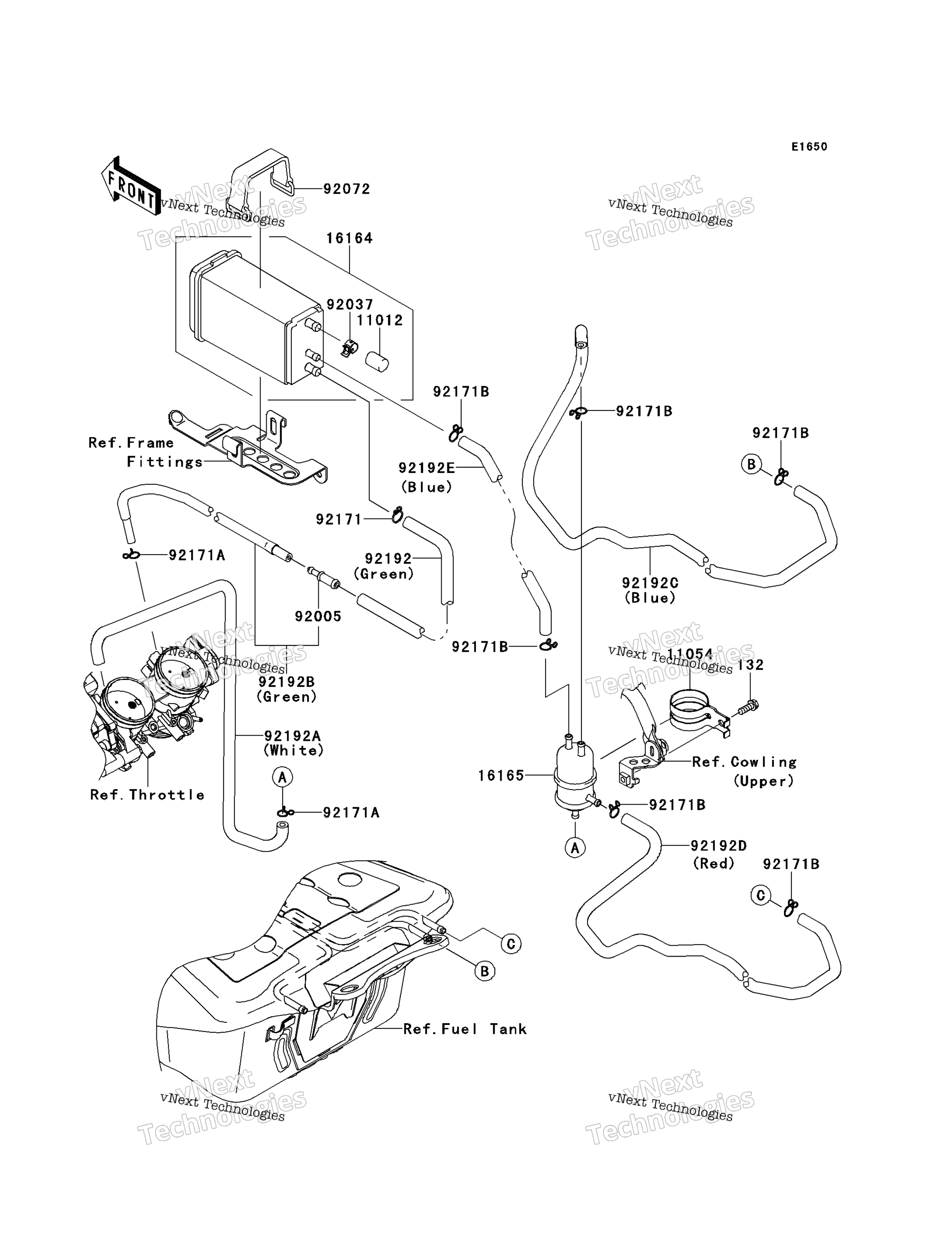 топливный Evaporative System (Ca)