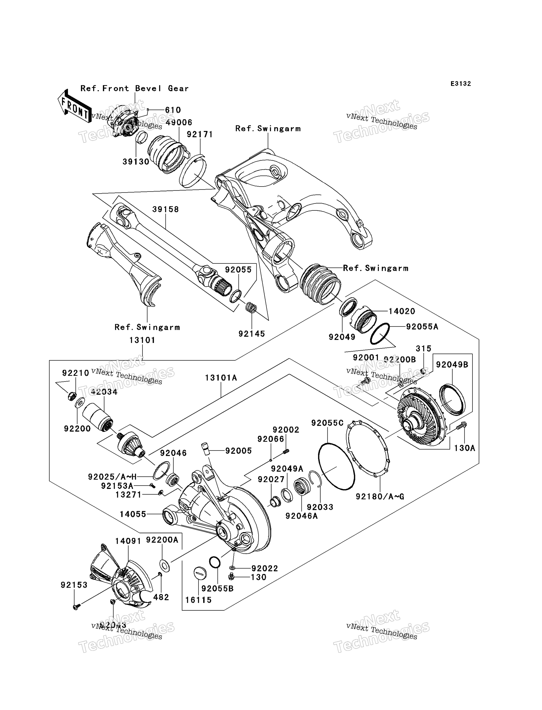 Привод Shaft/Final Gear
