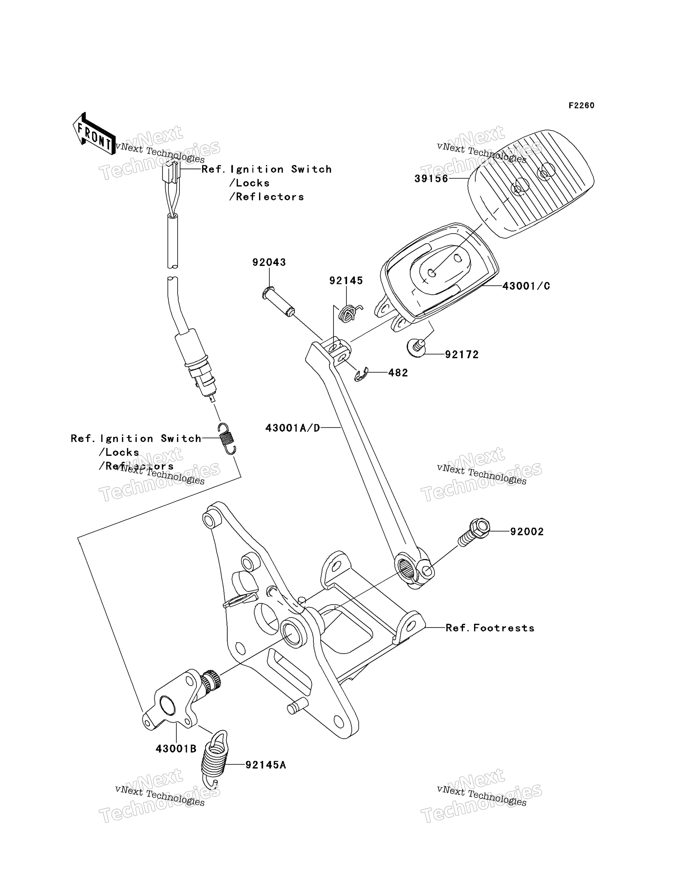 Тормоз Pedal/Torque Link