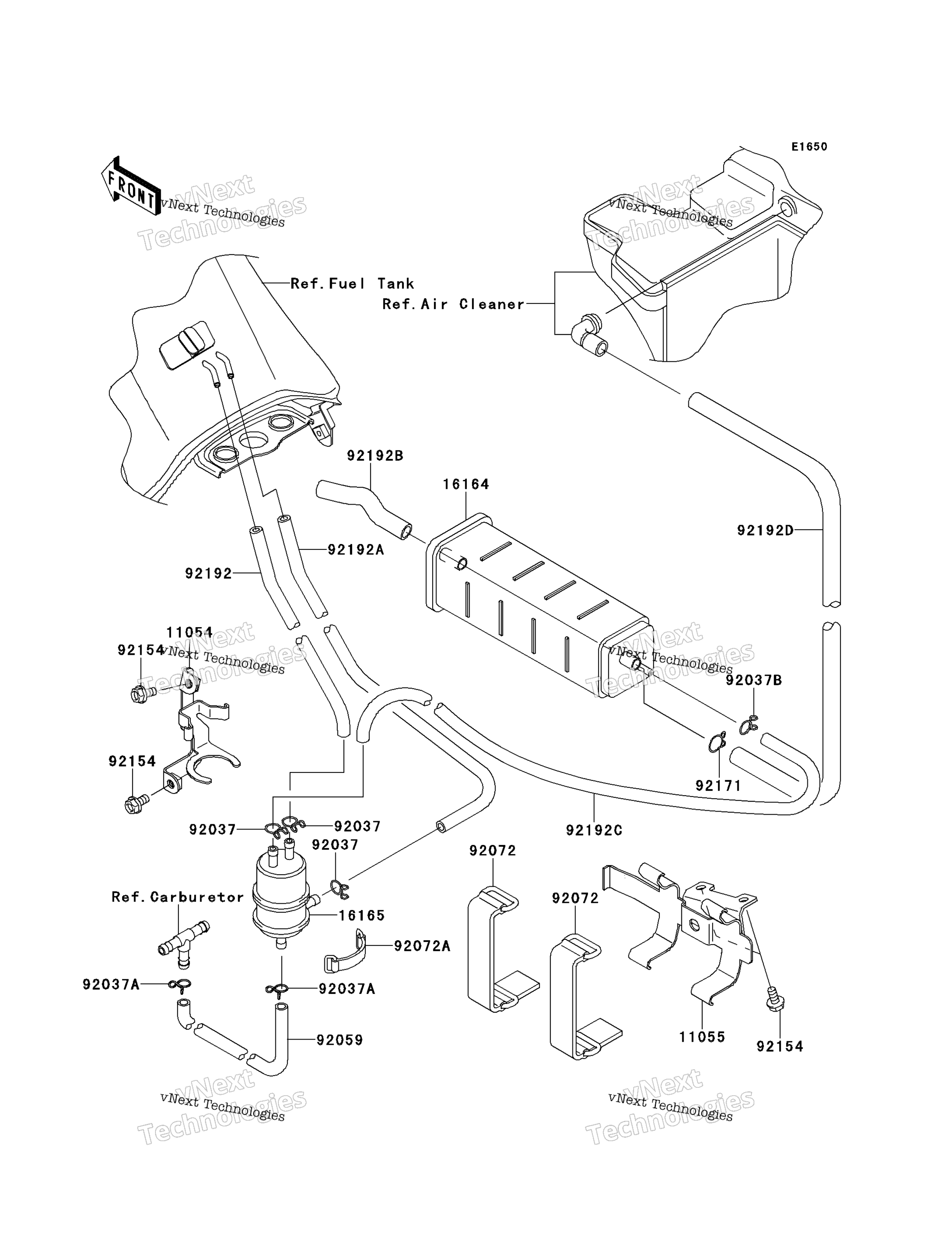 топливный Evaporative System (Ca)