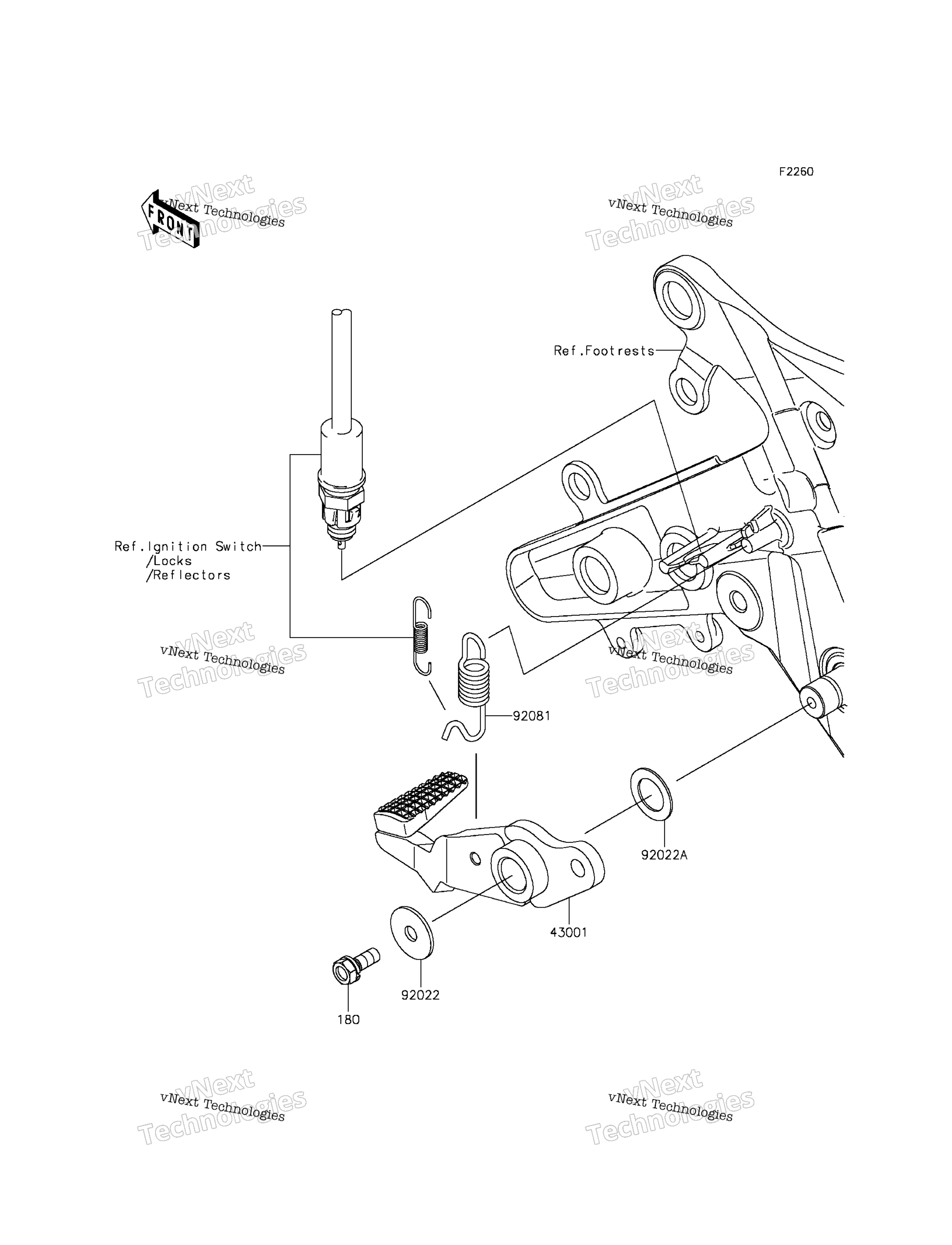 Тормоз Pedal/Torque Link