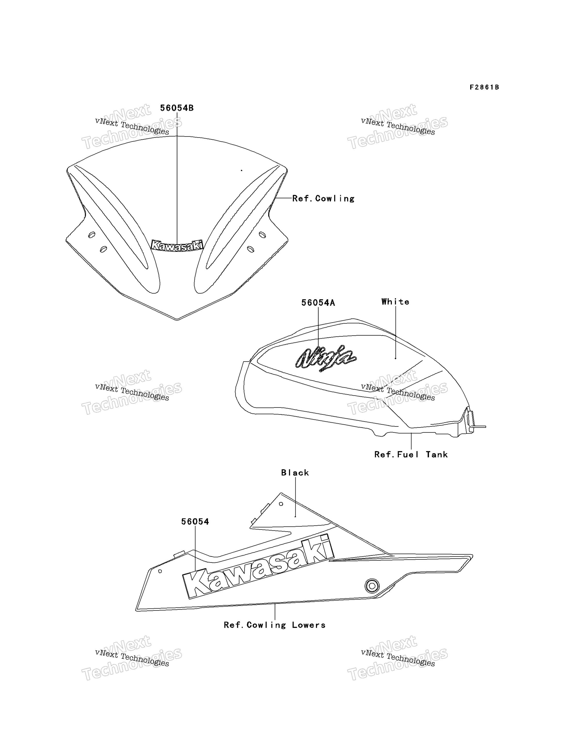 Наклейки (White)(Adf)(Ca,Us)