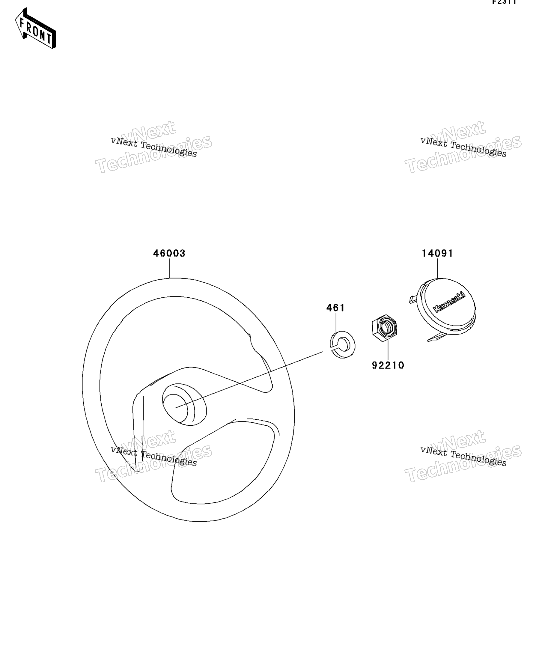 Рулевое управление Wheel(G9f&Sim;Gcf)