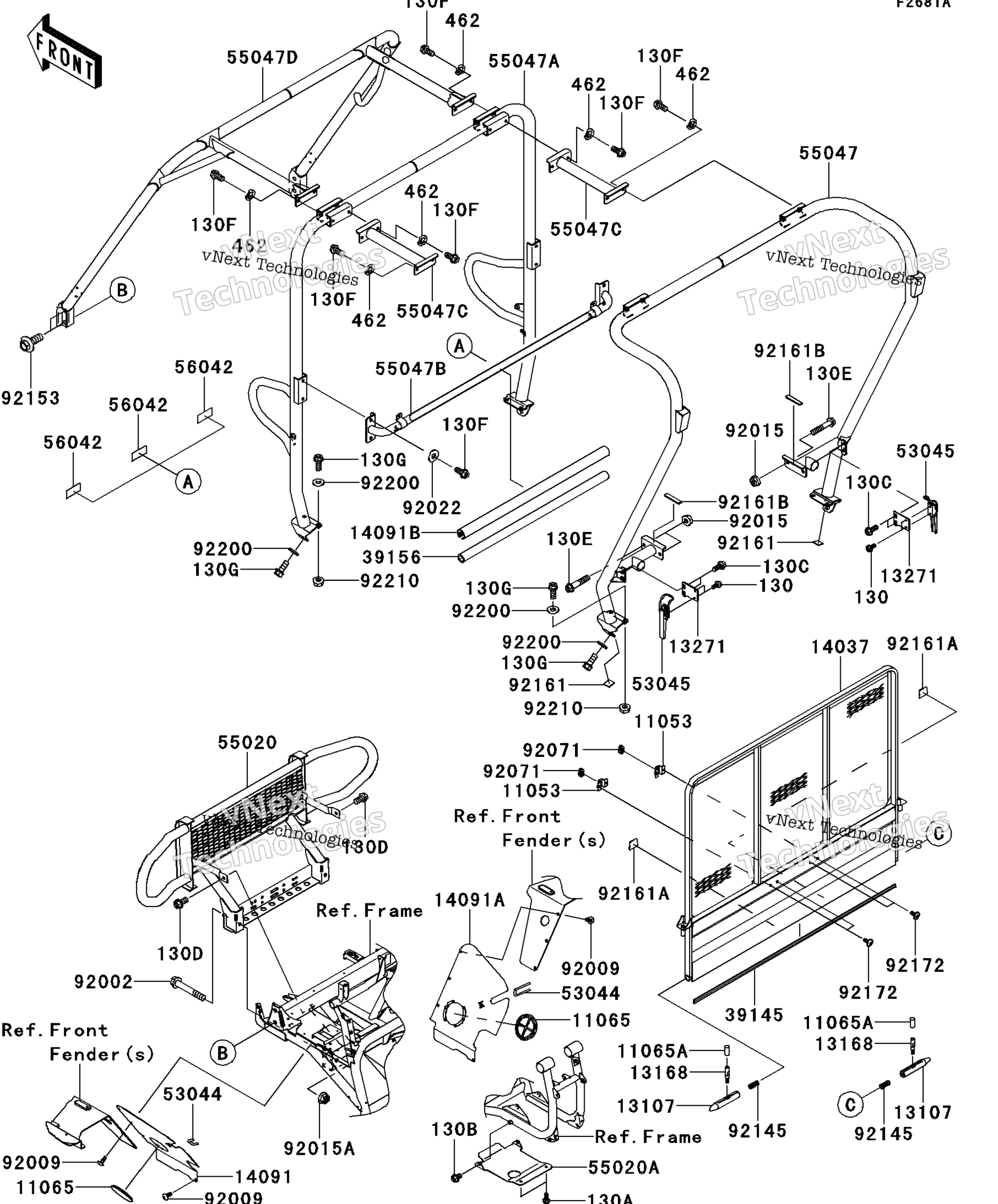 Guards / Cab Frame(Gdf)